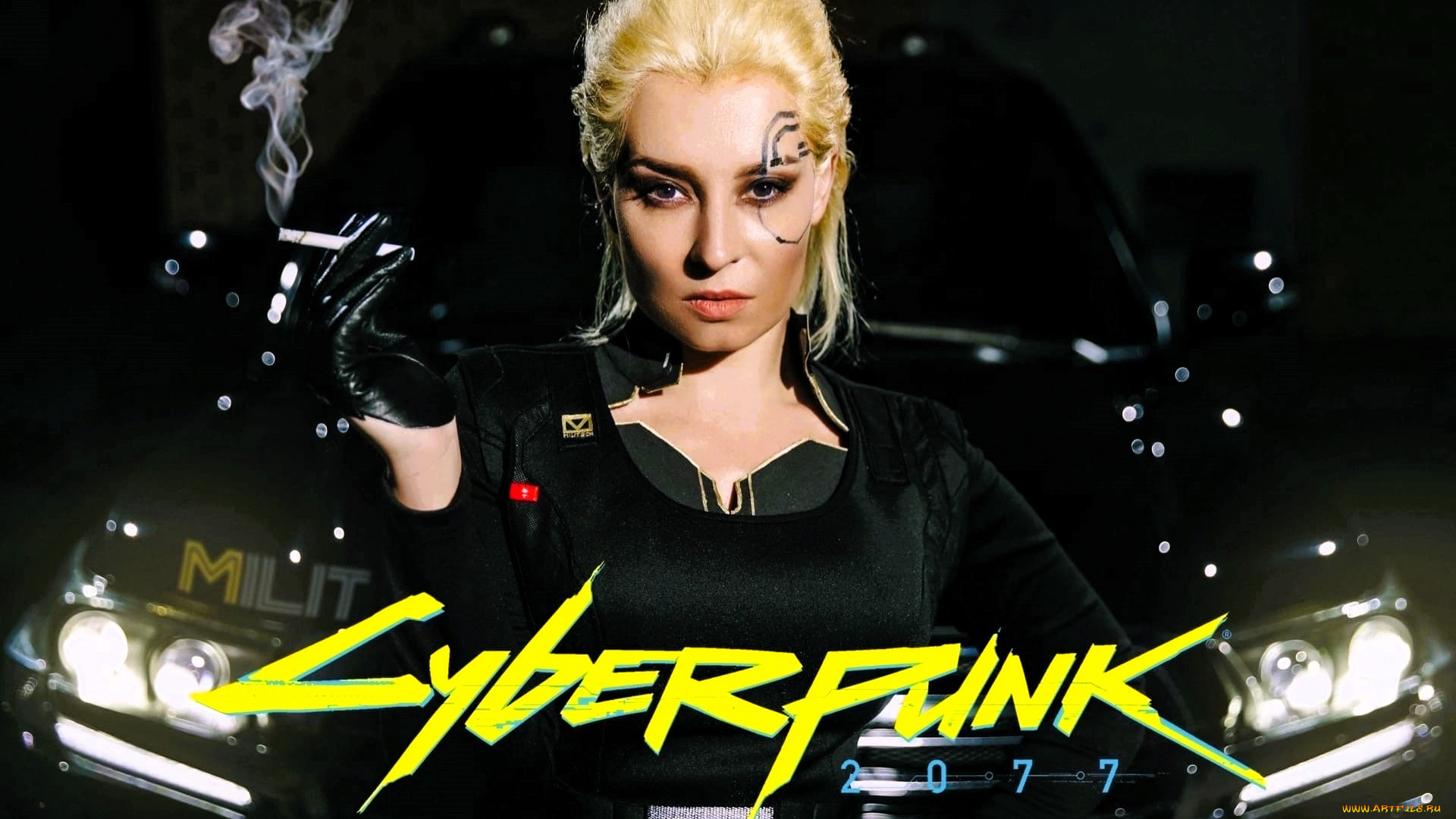 девушки, анна, шаховская, образ, косплей, наряд, сигарета, перчатки, машина