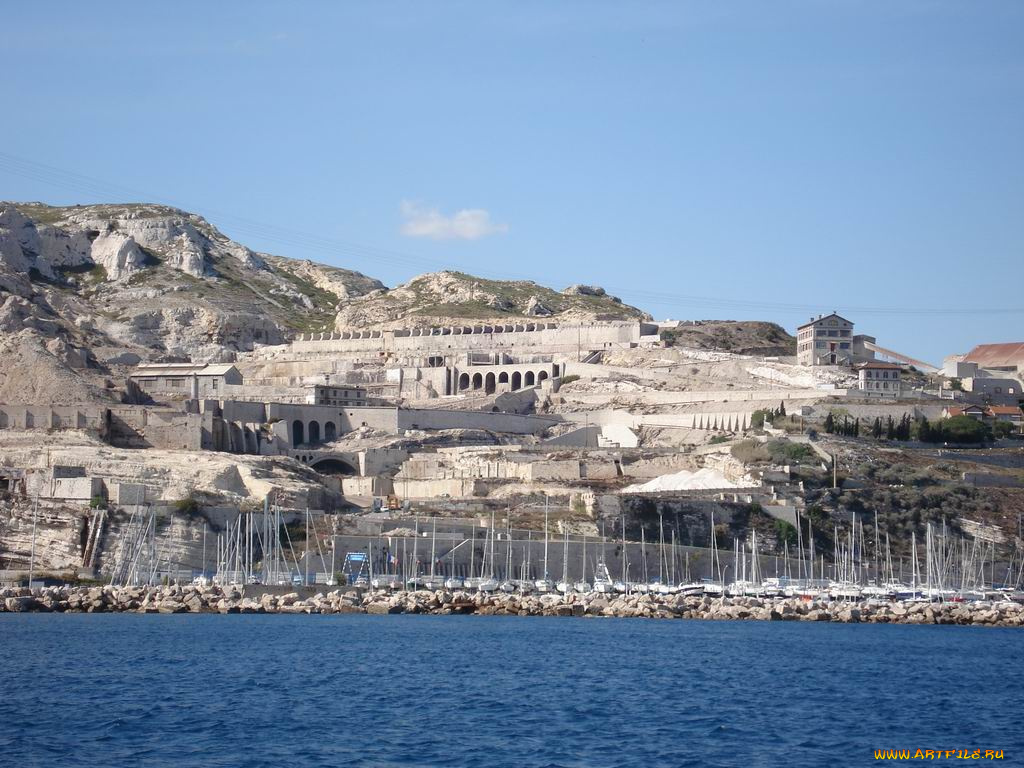 побережье, марселя, города, пейзажи