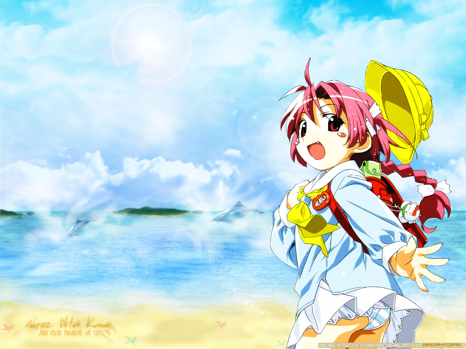 аниме, nurse, witch, komugi, chan