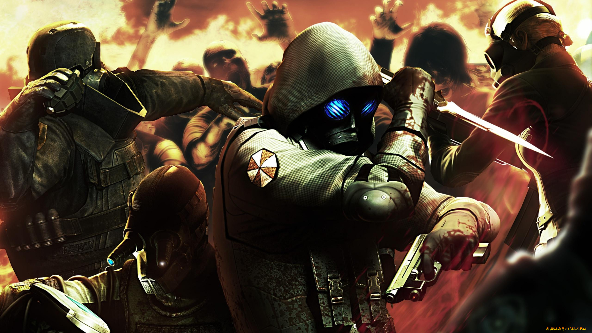 resident, evil, operation, raccoon, city, видео, игры