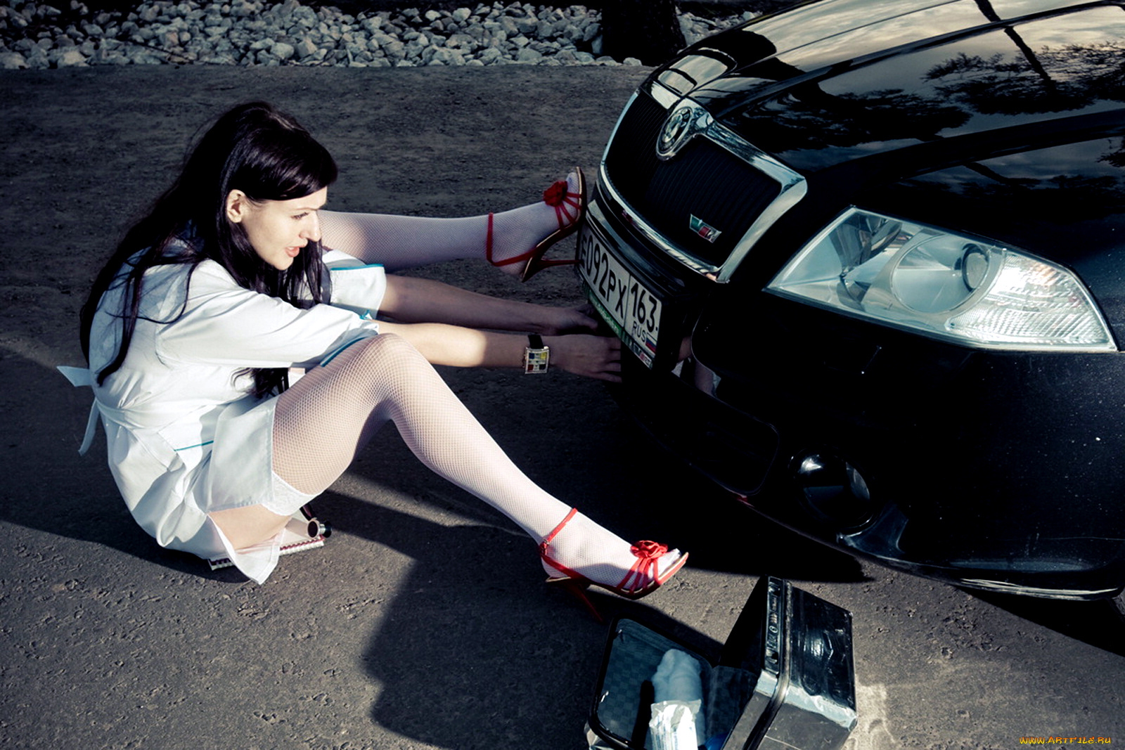 автомобили, авто, девушками, и, девушки