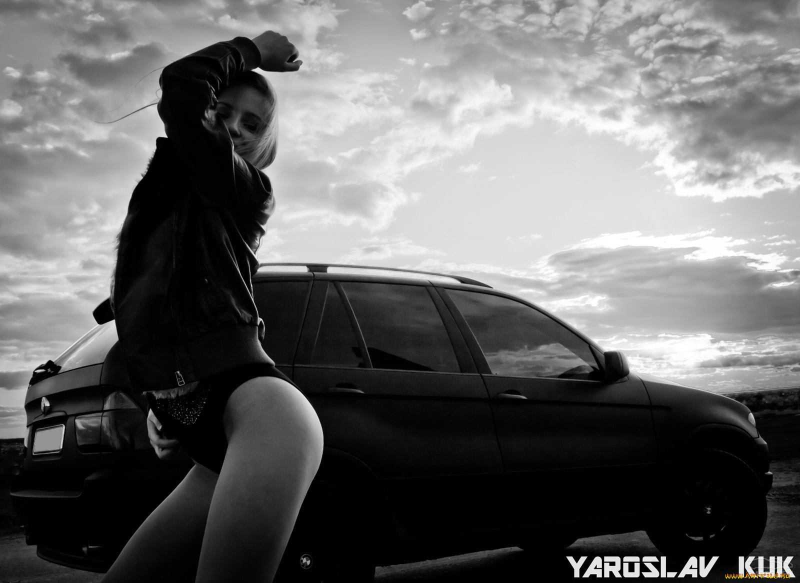 автомобили, авто, девушками