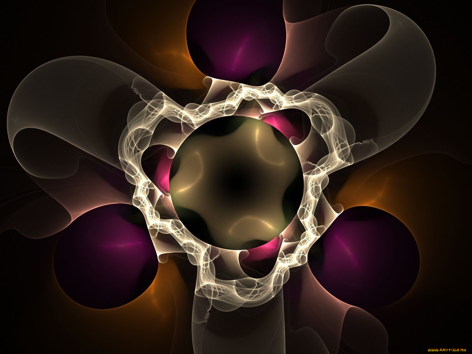 3д, графика, fractal, фракталы, фон, цвета, узор