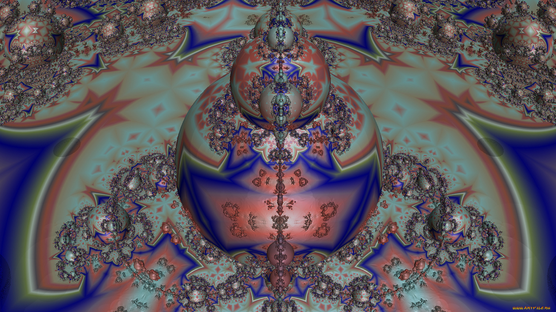 3д, графика, fractal, фракталы, узор, фон, цвета