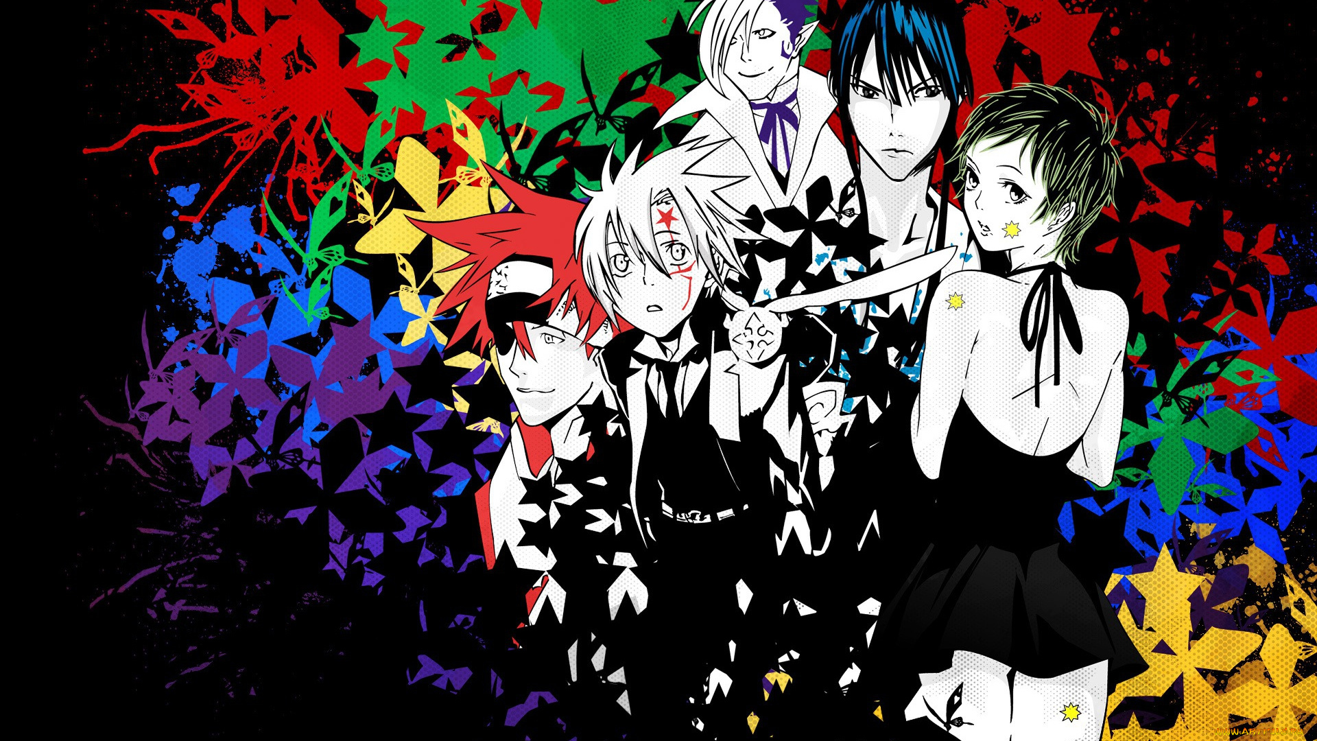 аниме, gray, man, lenalee, lee, arystar, krory, timcanpy, lavi, allen, walker, kanda, yuu