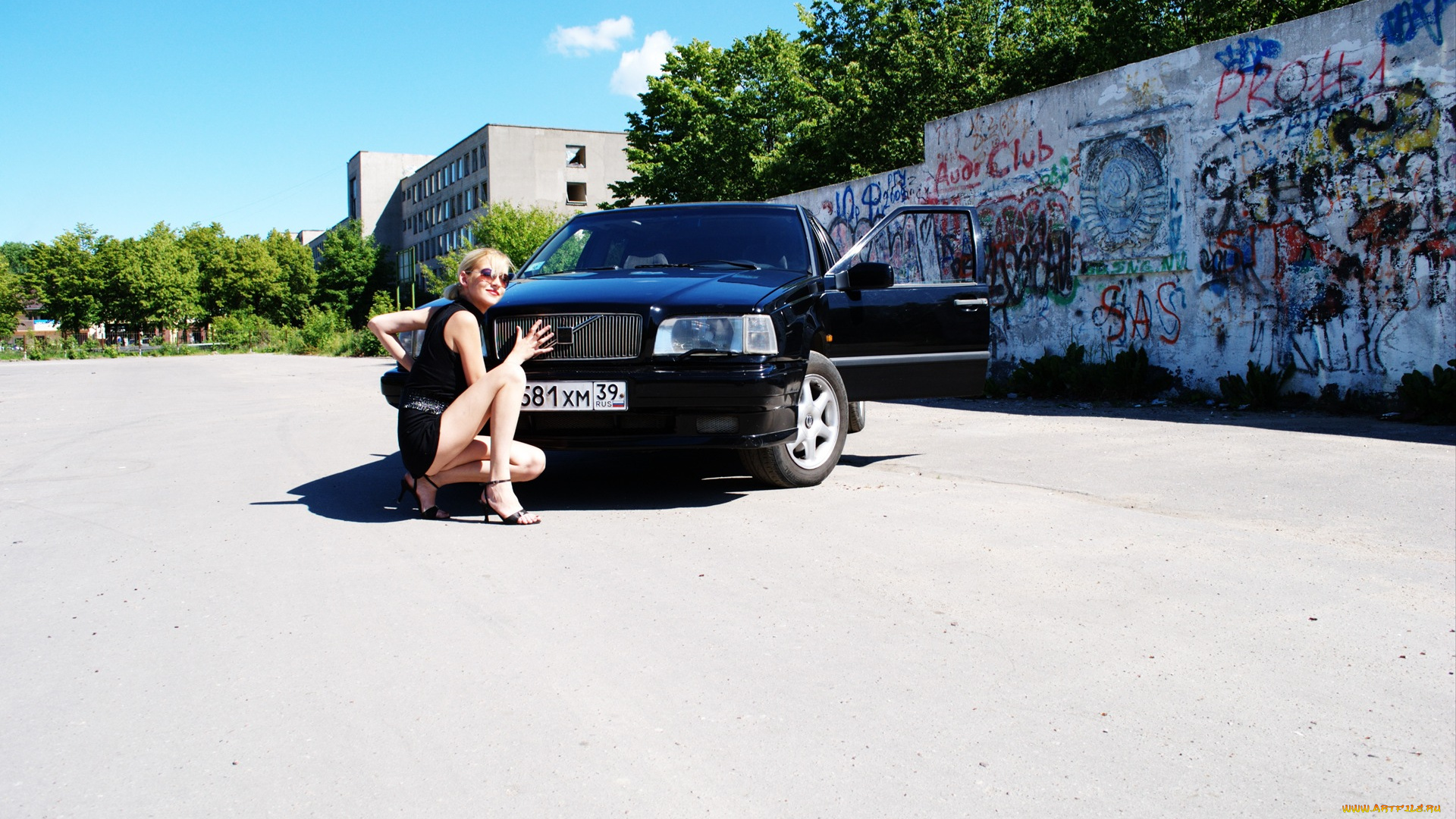 автомобили, авто, девушками