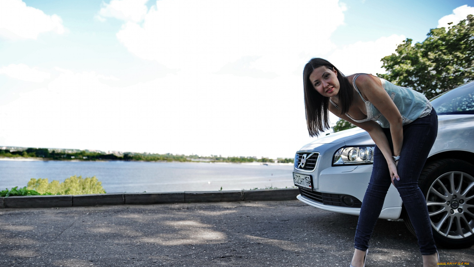 автомобили, авто, девушками