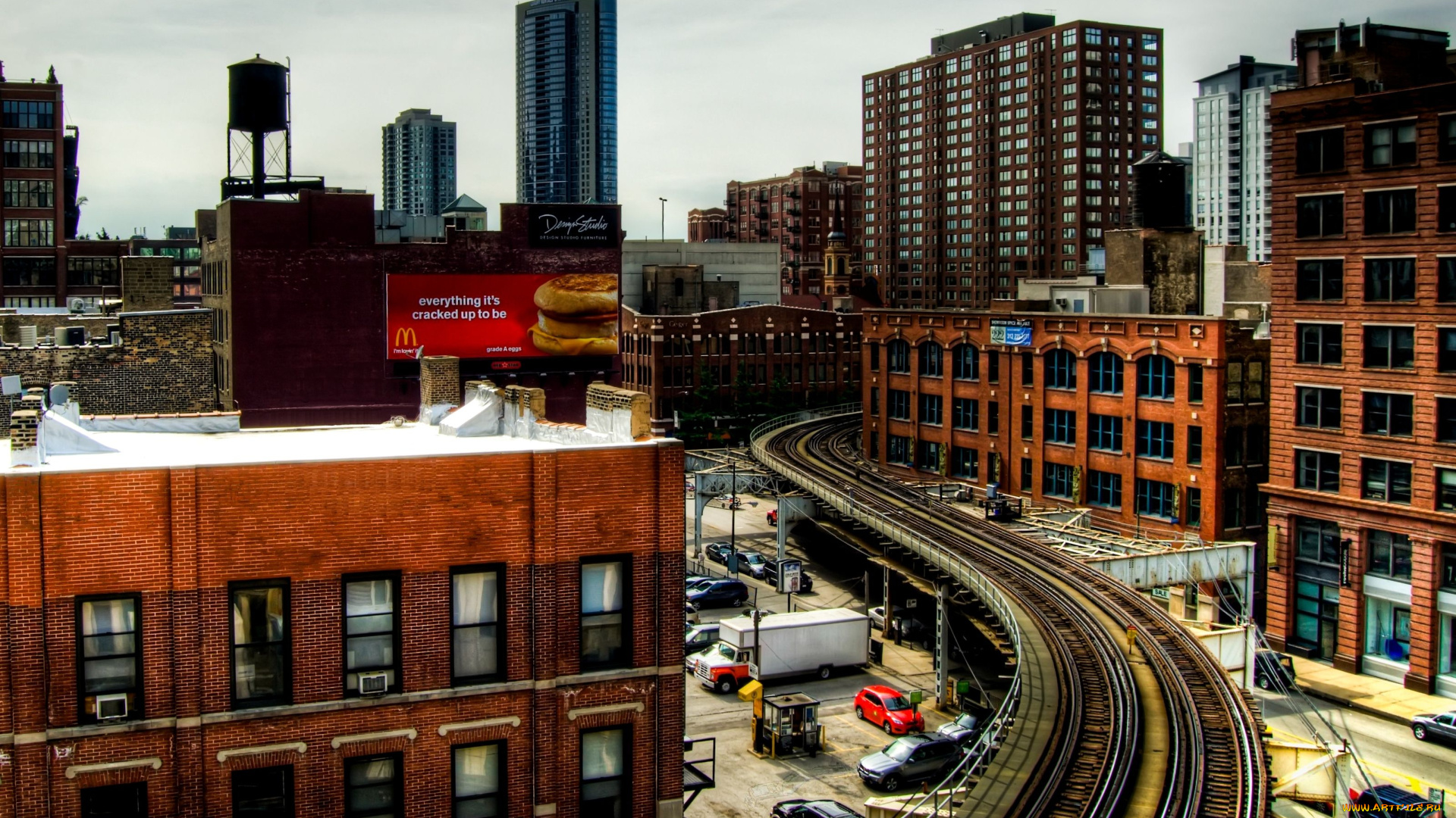 города, Чикаго, сша