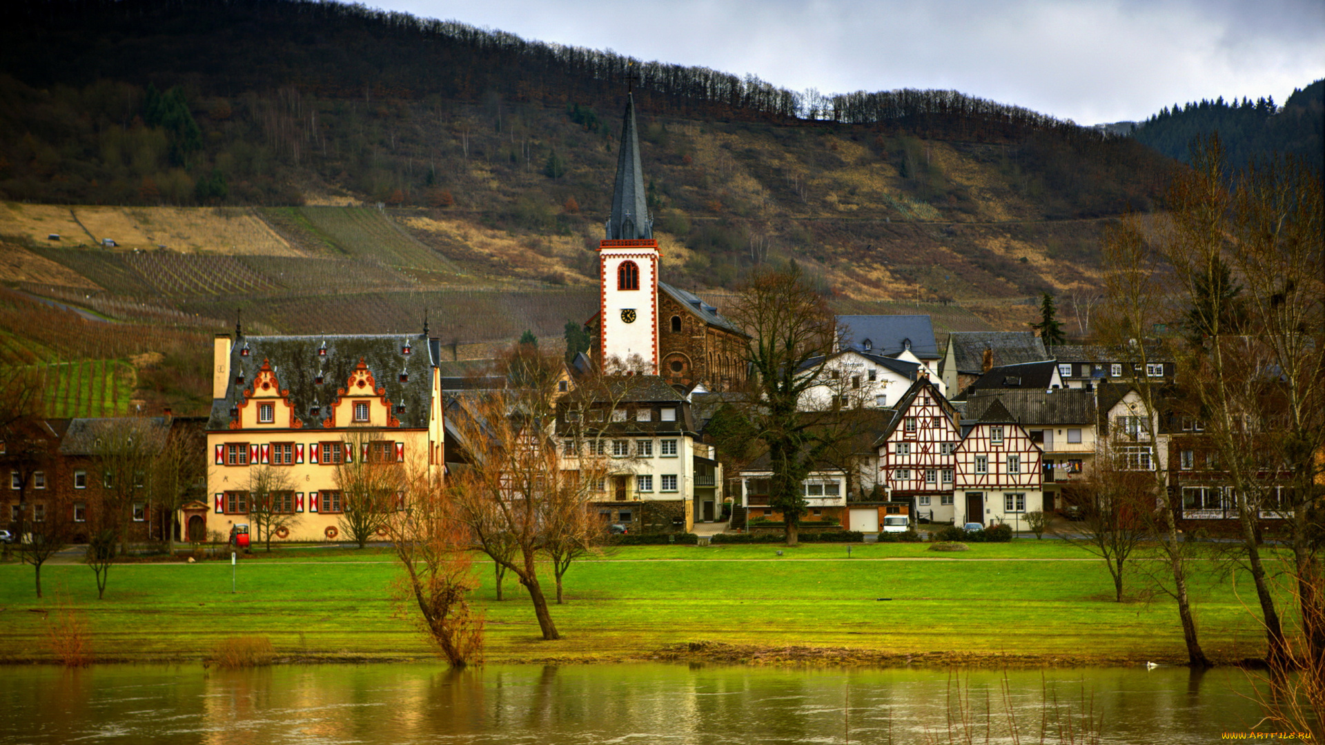 города, пейзажи, германия, бруттиг-фанкель