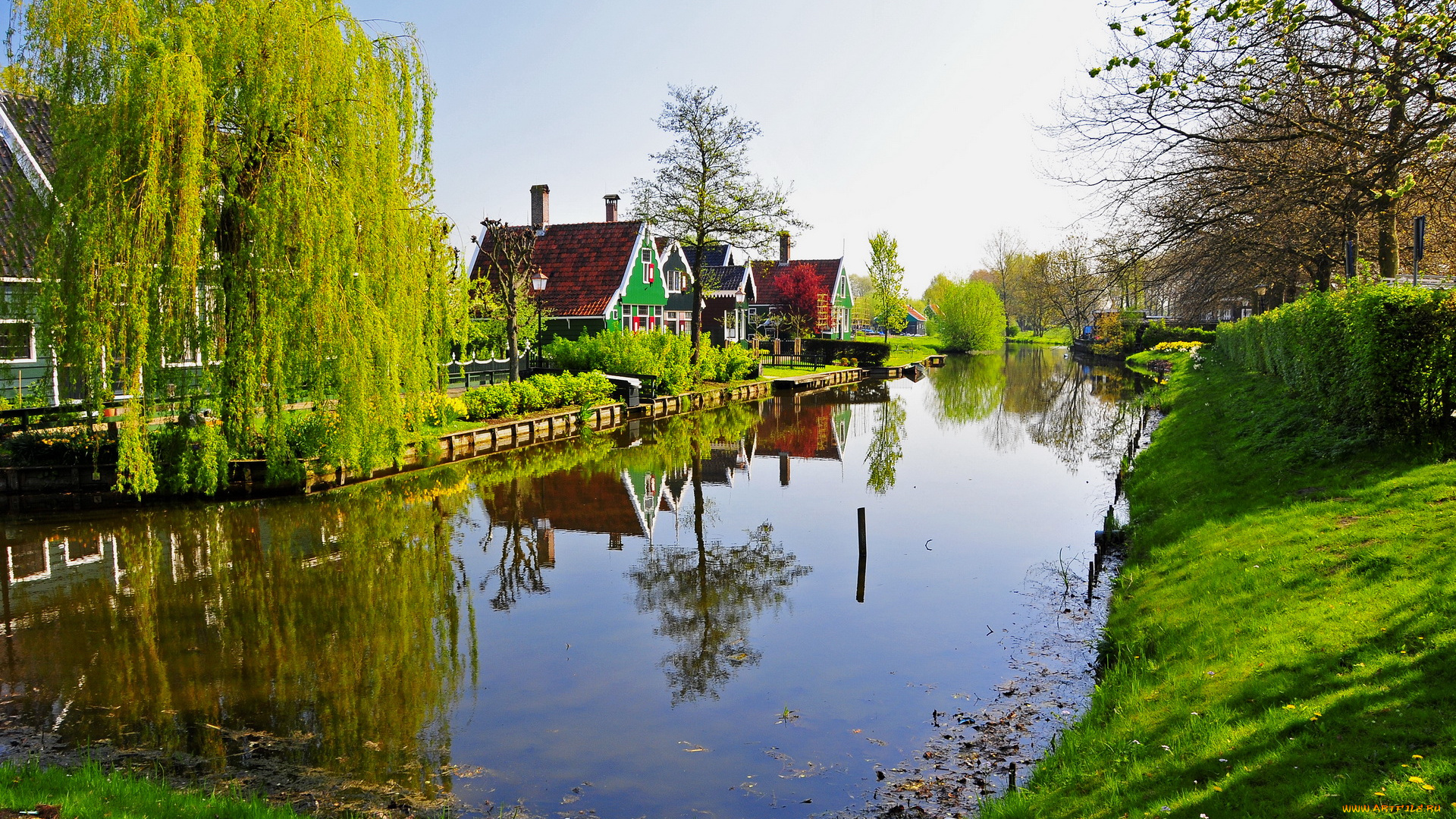 города, улицы, площади, набережные, нидерланды, zaandam