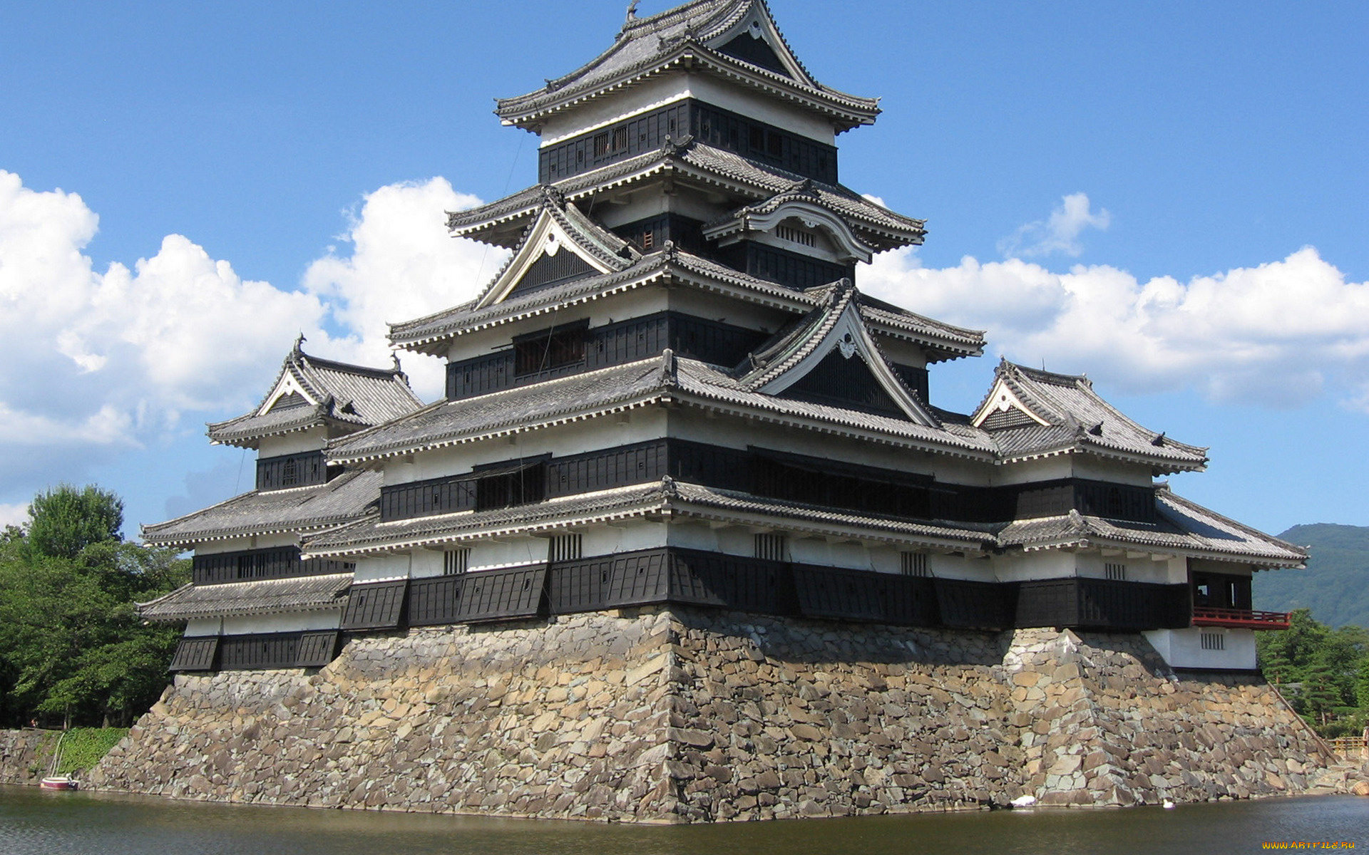 парке, уэно, города, замки, Японии, Япония, парк, замок