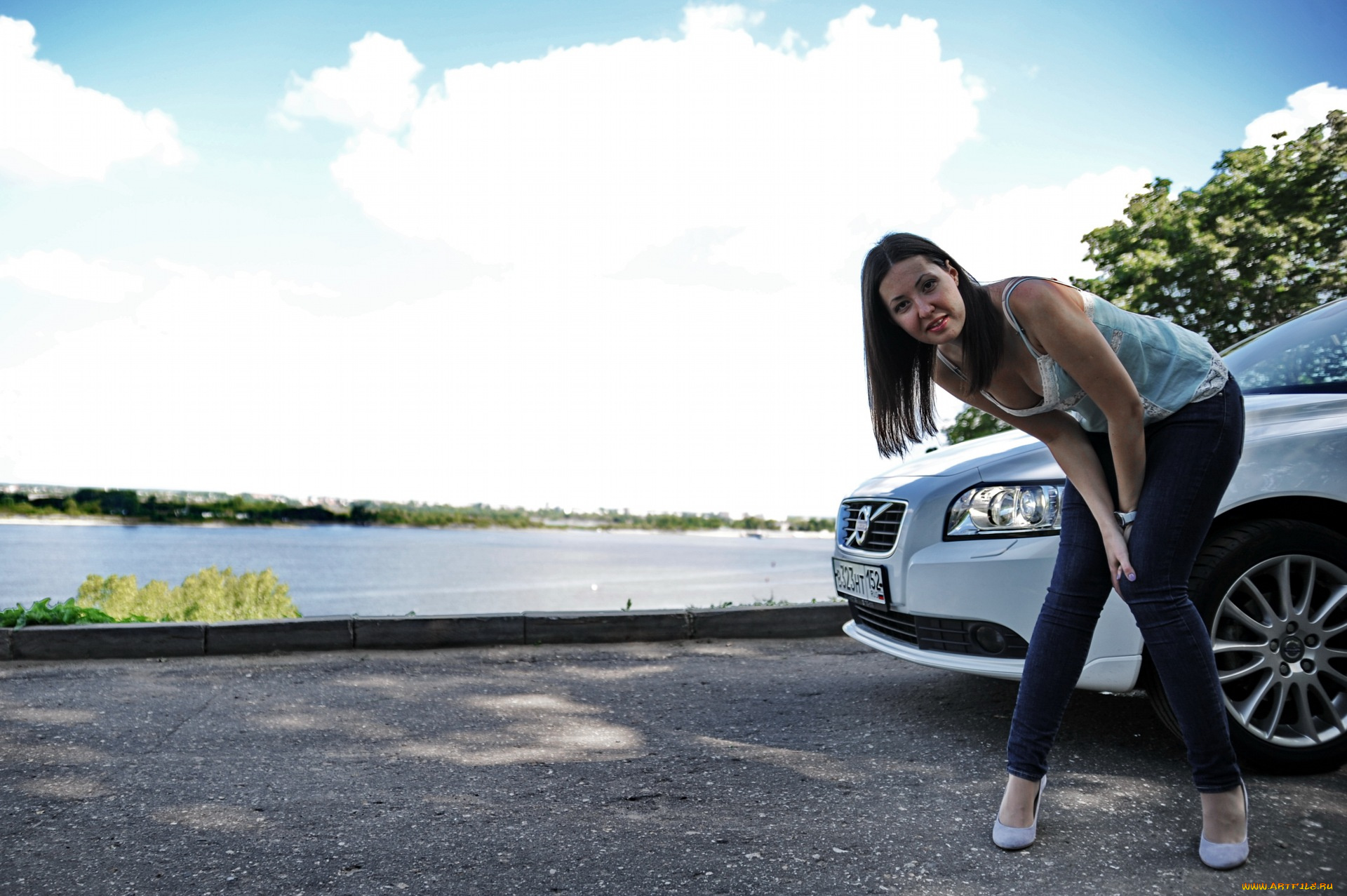 автомобили, авто, девушками