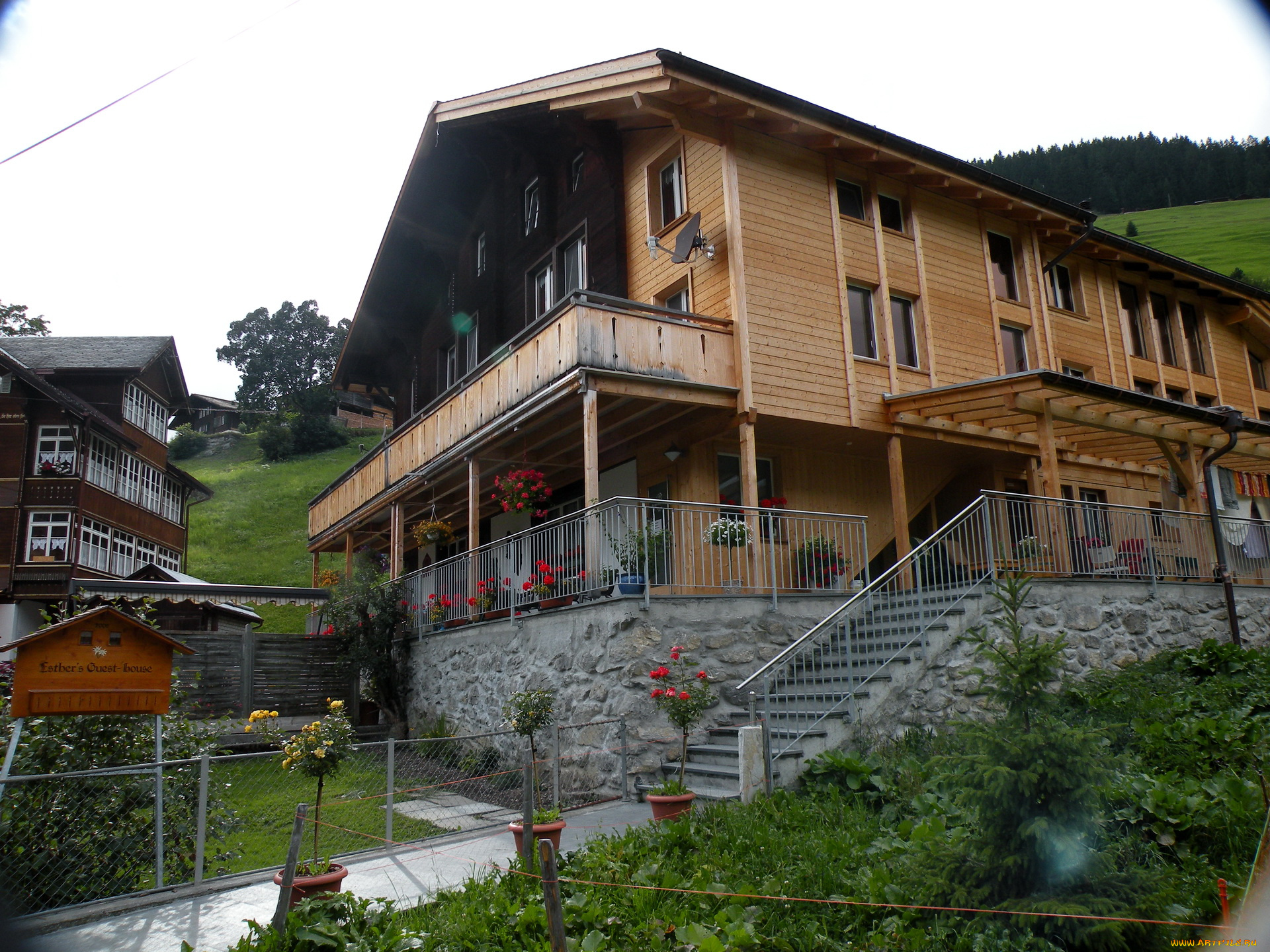 города, здания, дома, австрия, gimmelwald