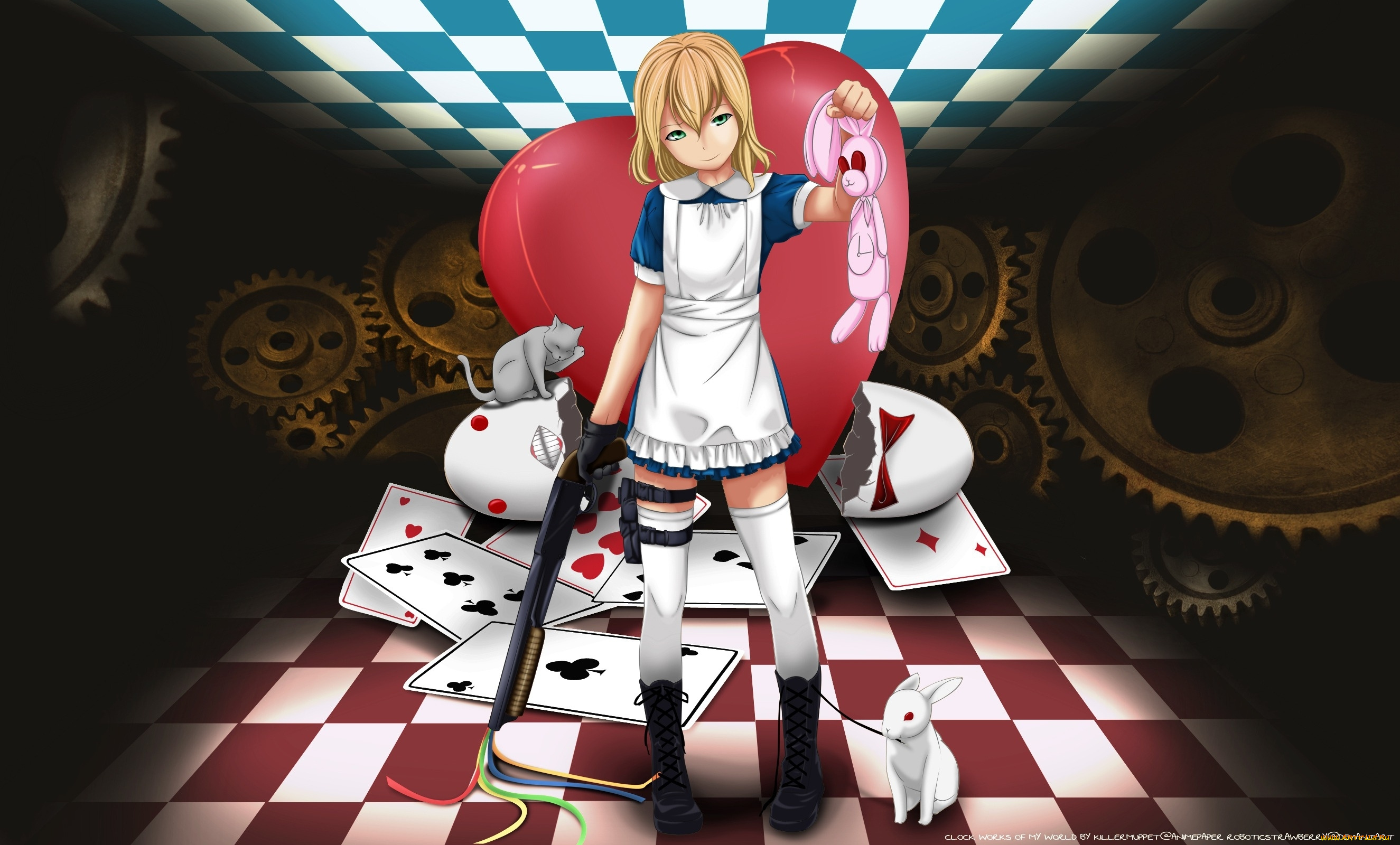 аниме, alice, in, wonderland