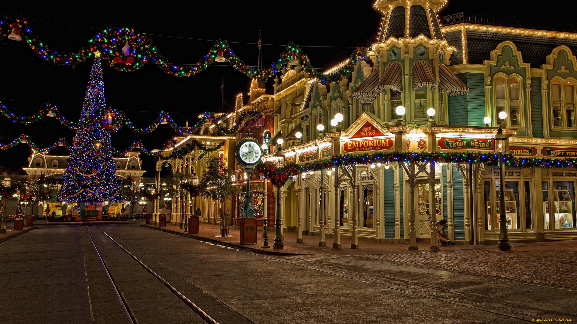 праздничные, Ёлки, сша, штат, флорида