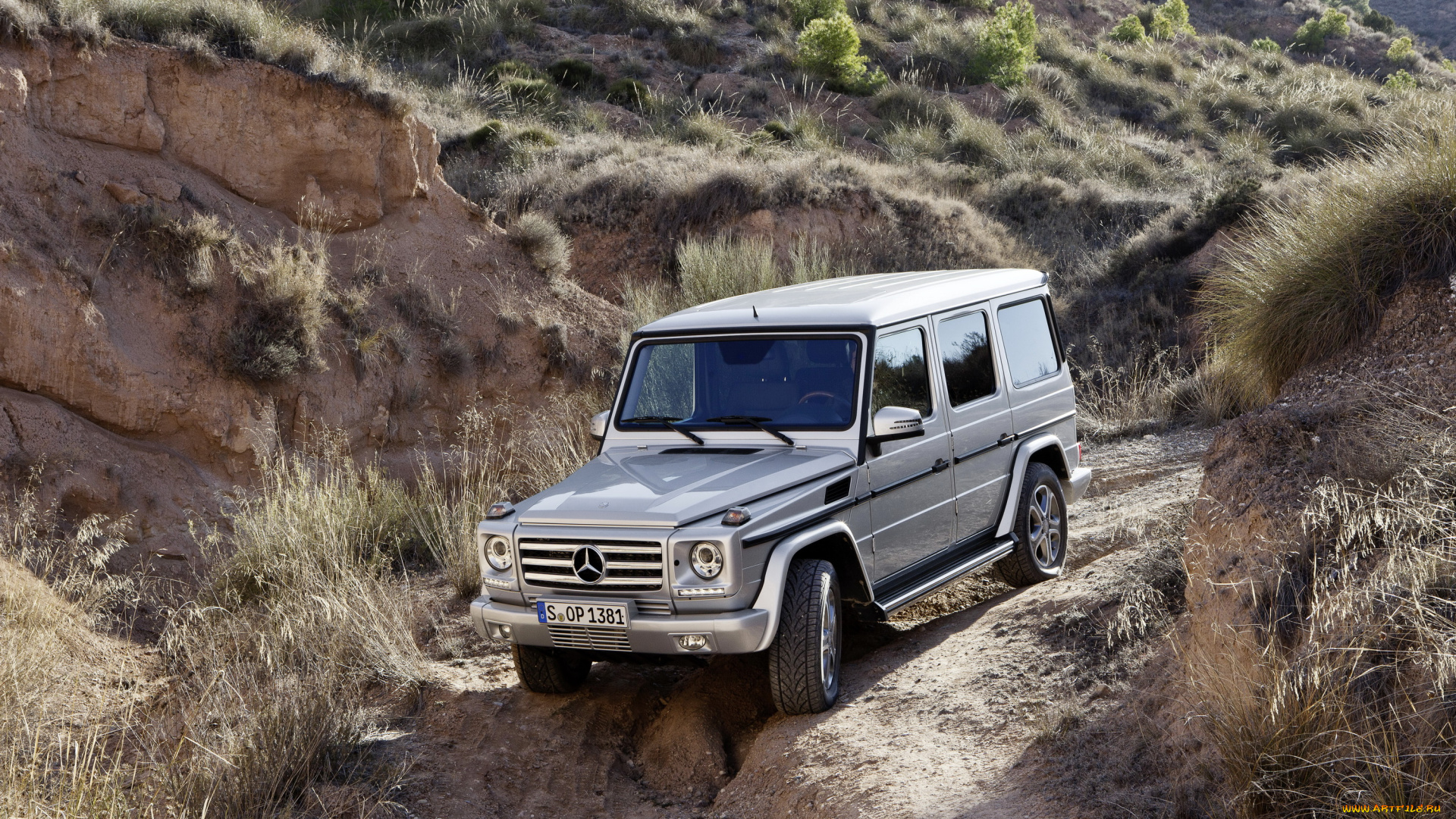 2012, mercedes-benz, g350, w463, bluetec, автомобили, mercedes-benz, горы, серый