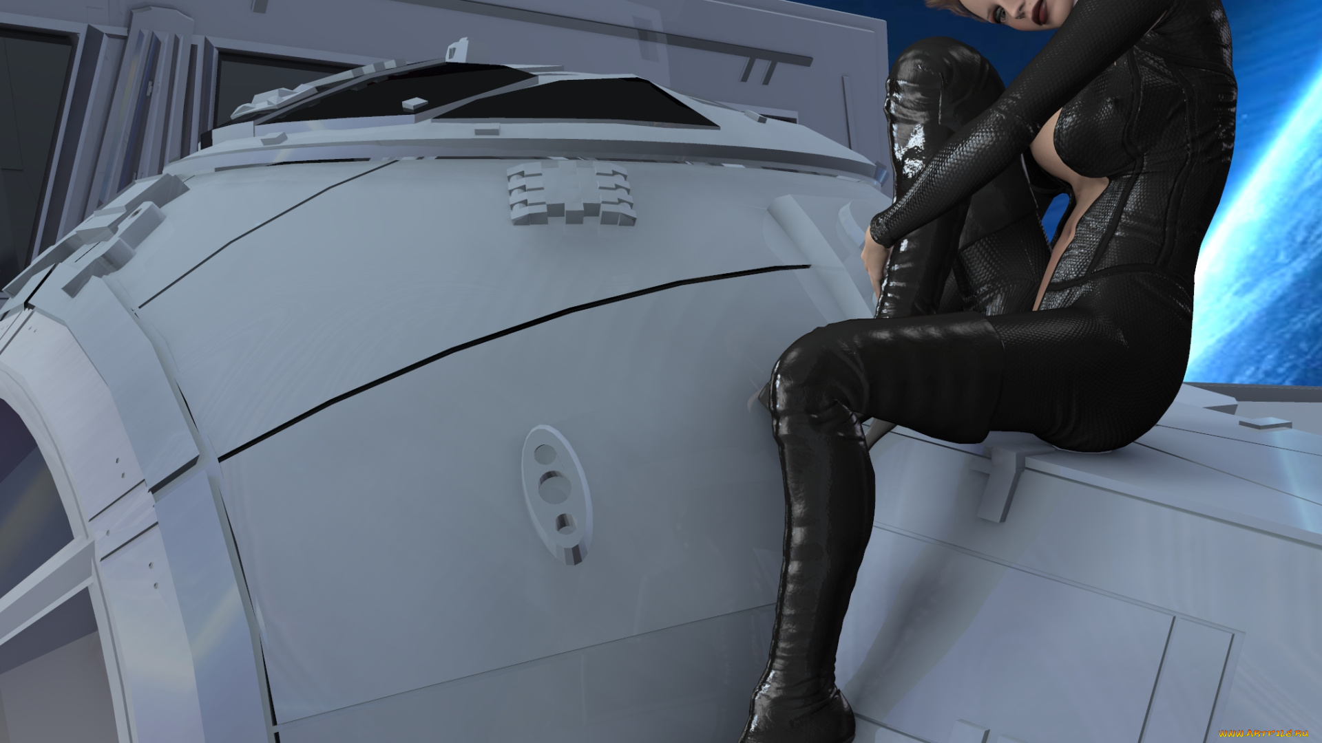 3д, графика, fantasy, , фантазия, взгляд, девушка