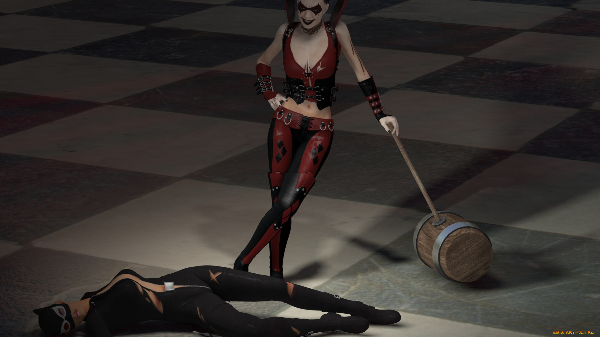 3д, графика, fantasy, , фантазия, you, knock, to, joker, said, out