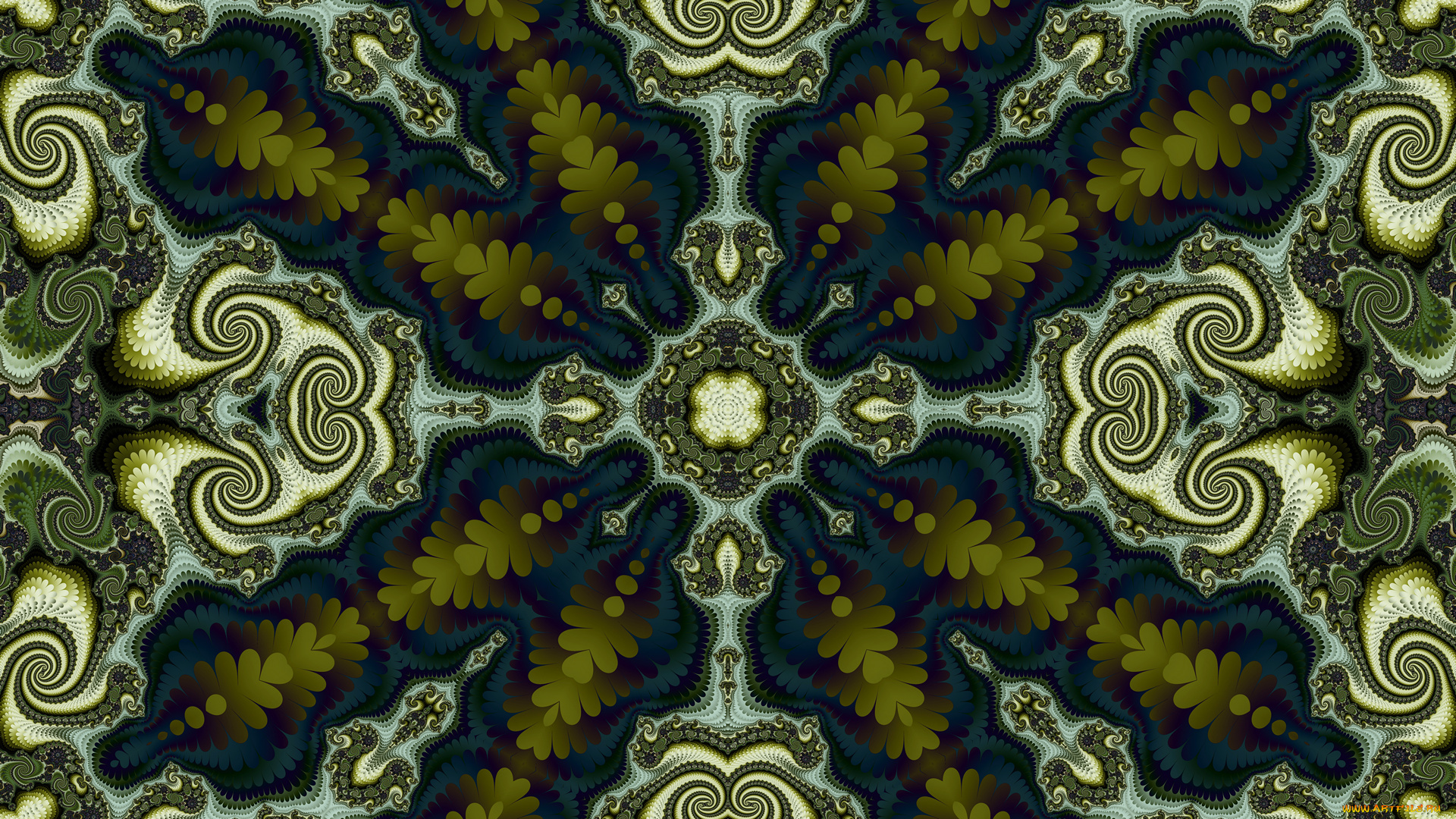 3д, графика, fractal, , фракталы, фон, узор, цвета