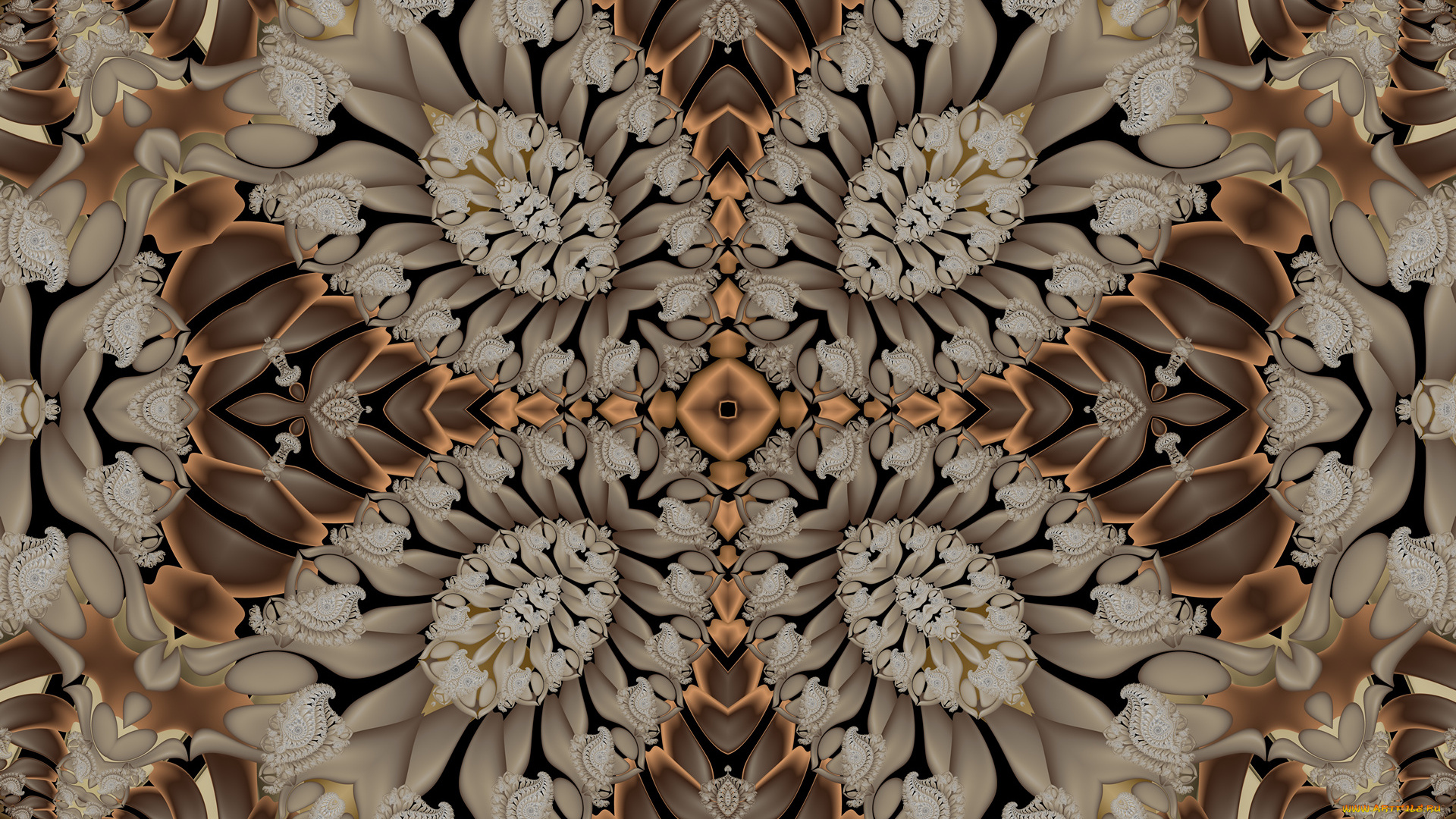 3д, графика, fractal, , фракталы, узор, фон, цветау