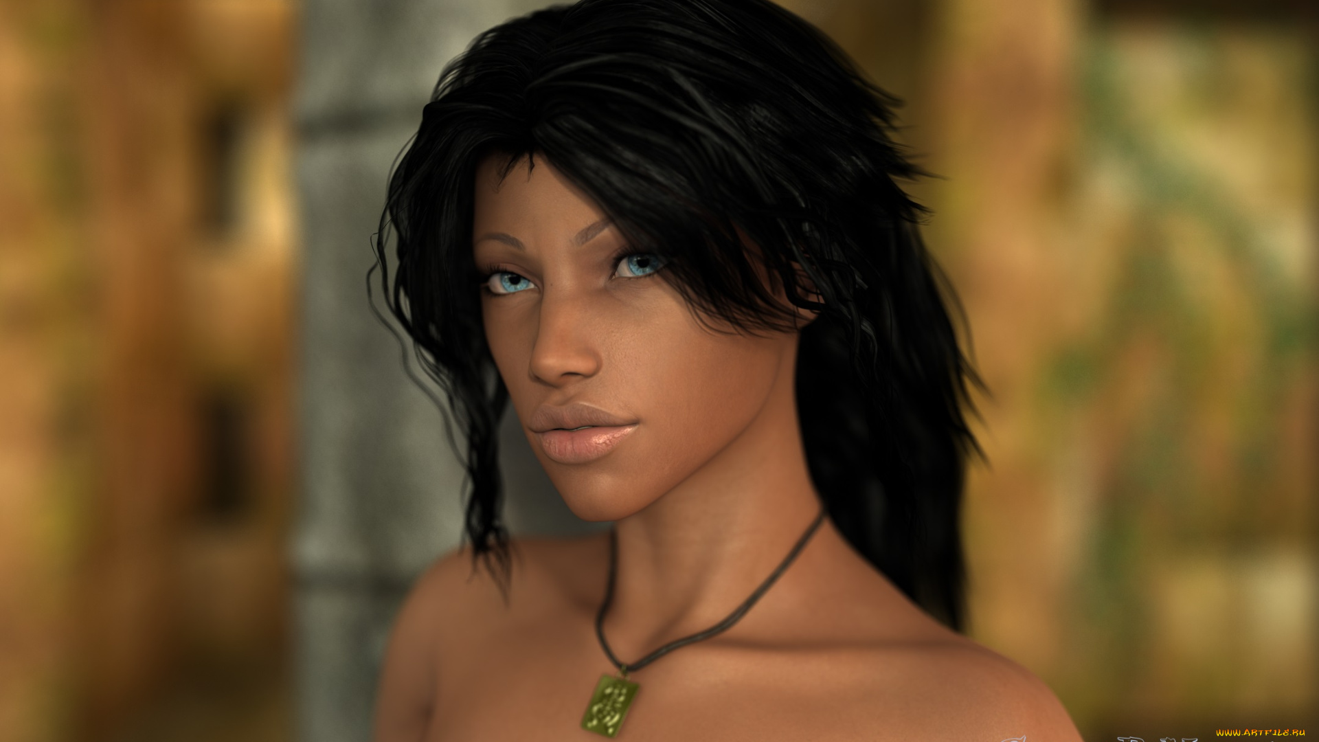 3д, графика, people, , люди, взгляд, девушка