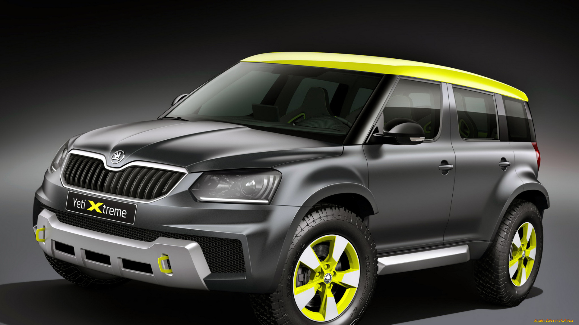автомобили, skoda, yeti, xtreme, 2014г, темный