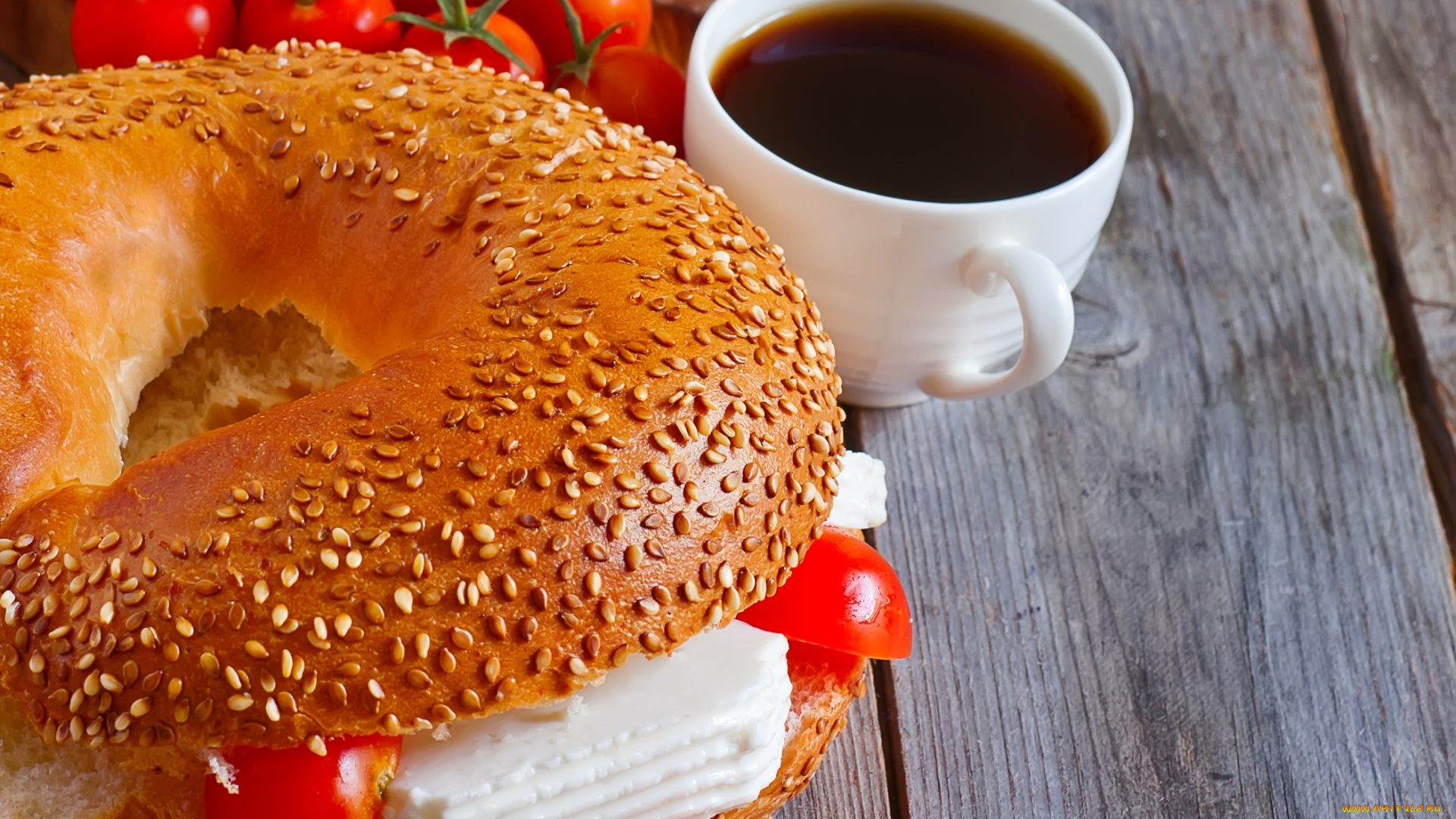 еда, бутерброды, , гамбургеры, , канапе, помидоры, кофе, выпечка, сыр