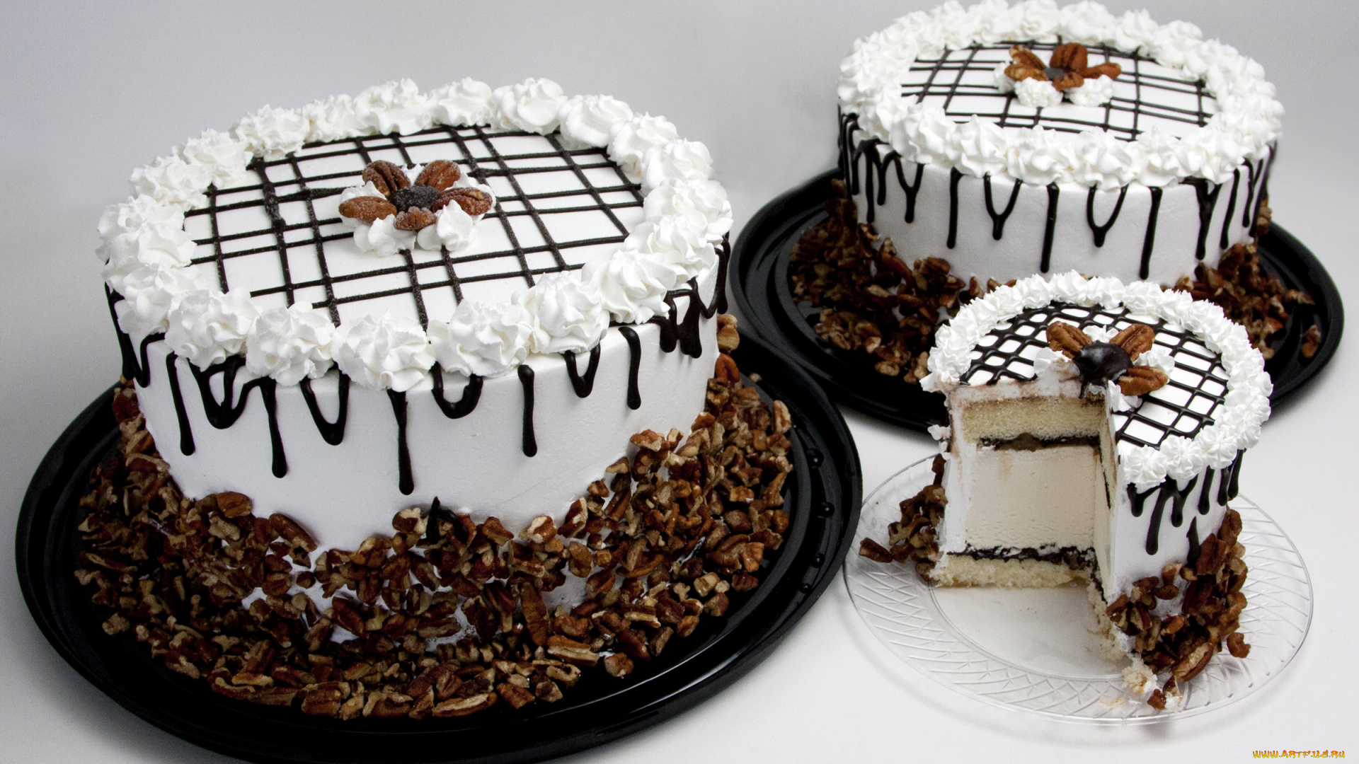 еда, торты, крем, шоколад