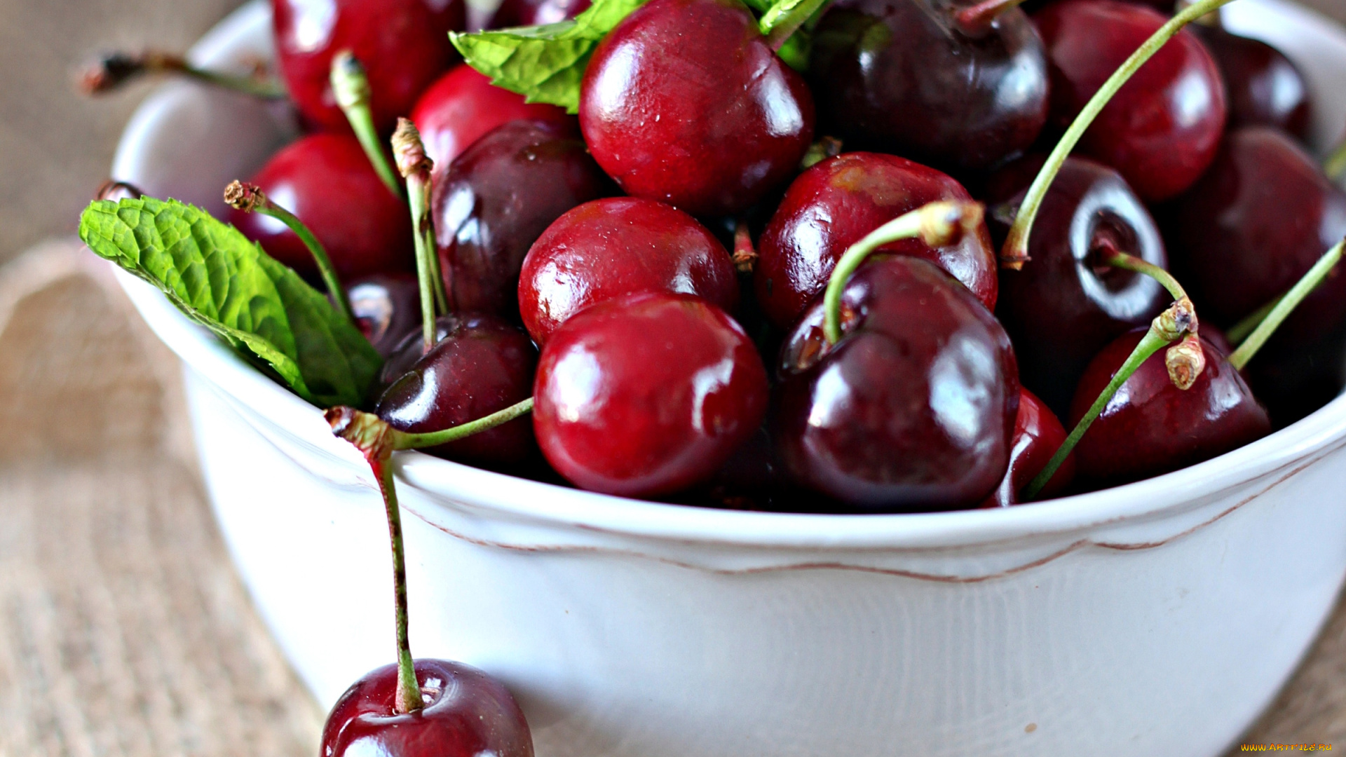 еда, вишня, , черешня, ягоды