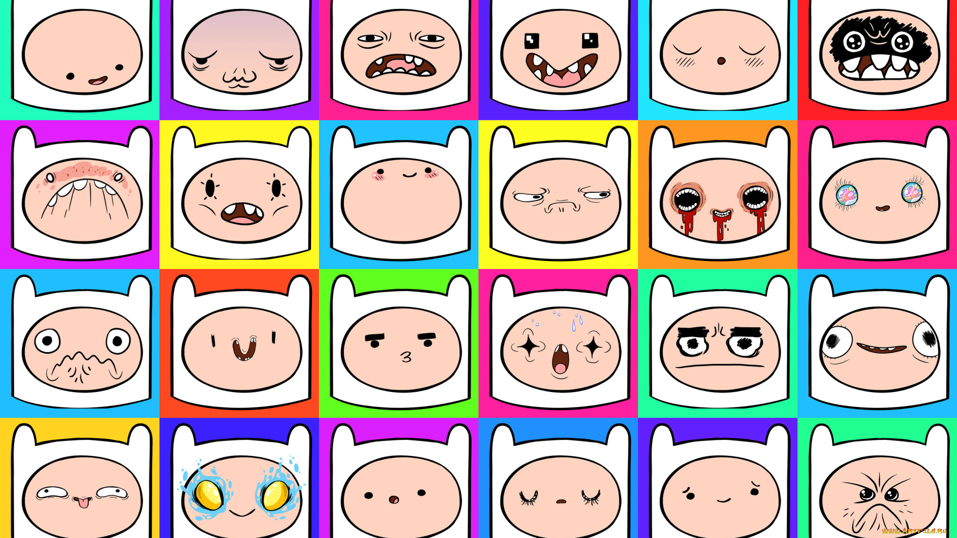 рисованные, минимализм, лицо