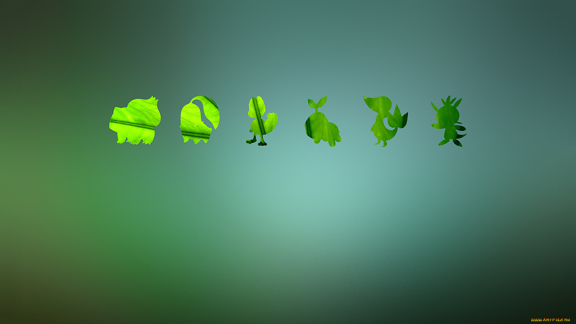 рисованные, минимализм, pokemon, фон