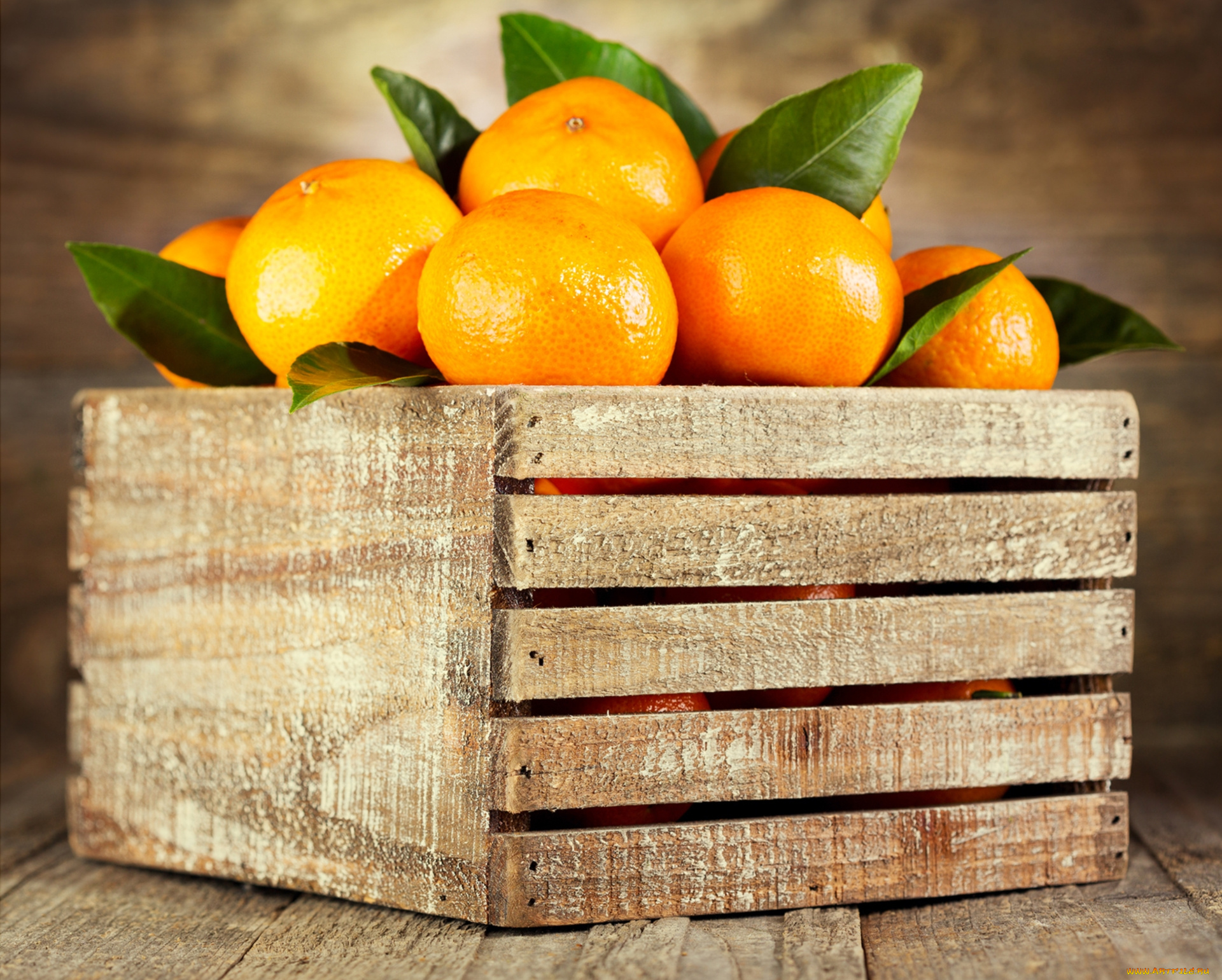 еда, цитрусы, плоды, ящик