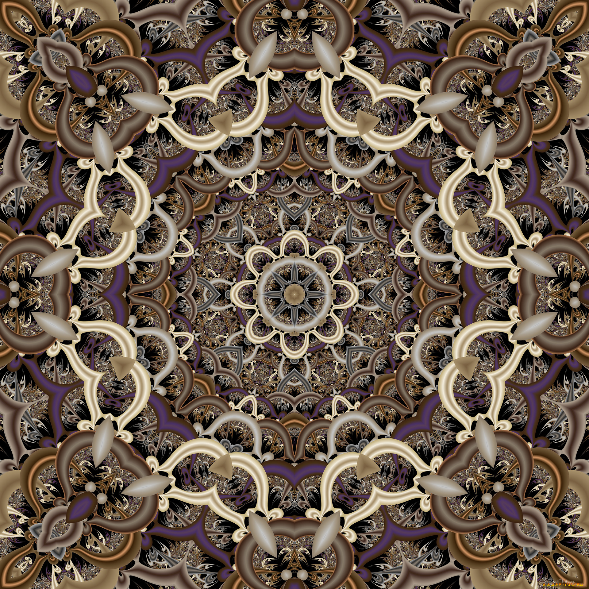 3д, графика, fractal, , фракталы, узор, фон, цвета