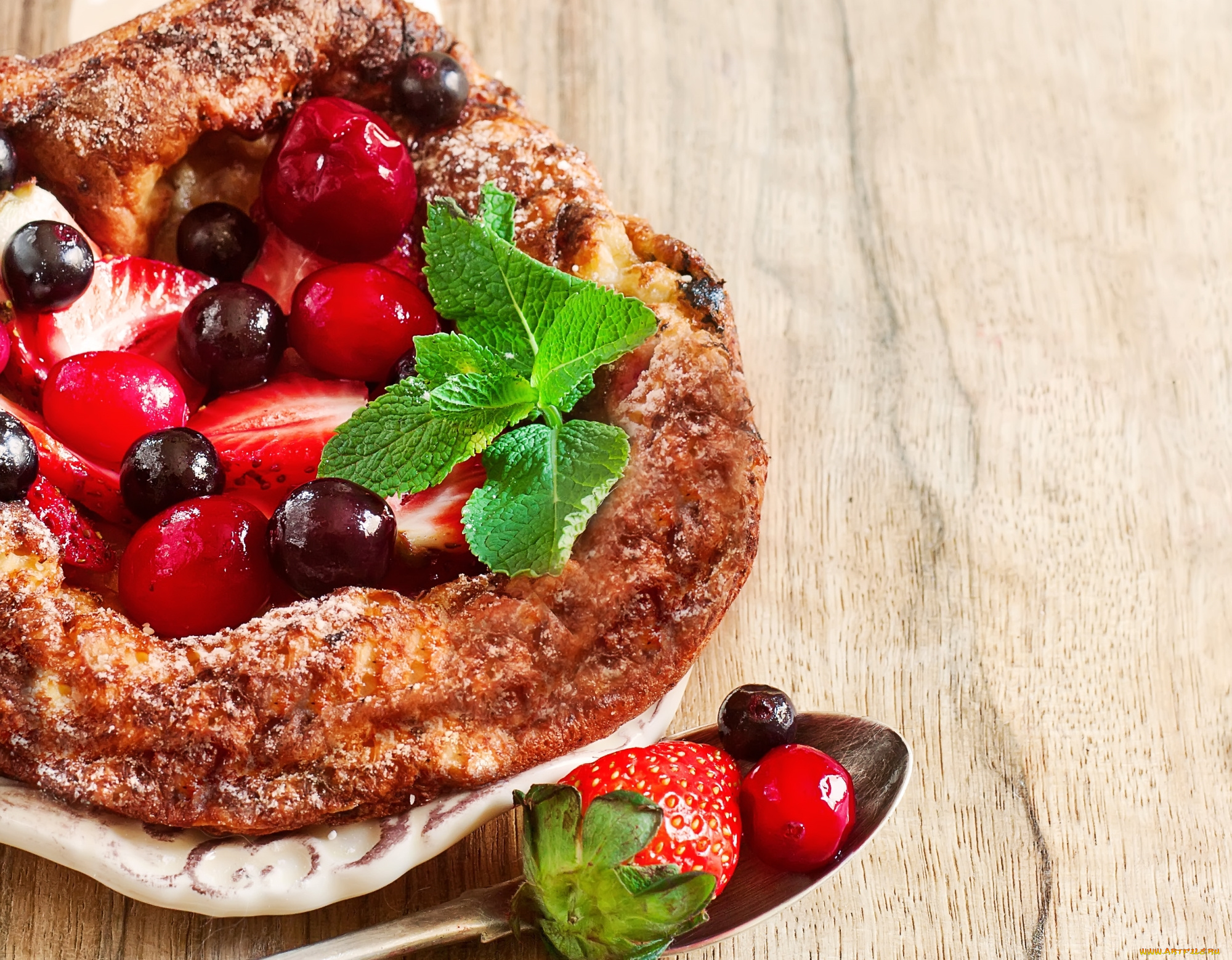 еда, пироги, ягоды