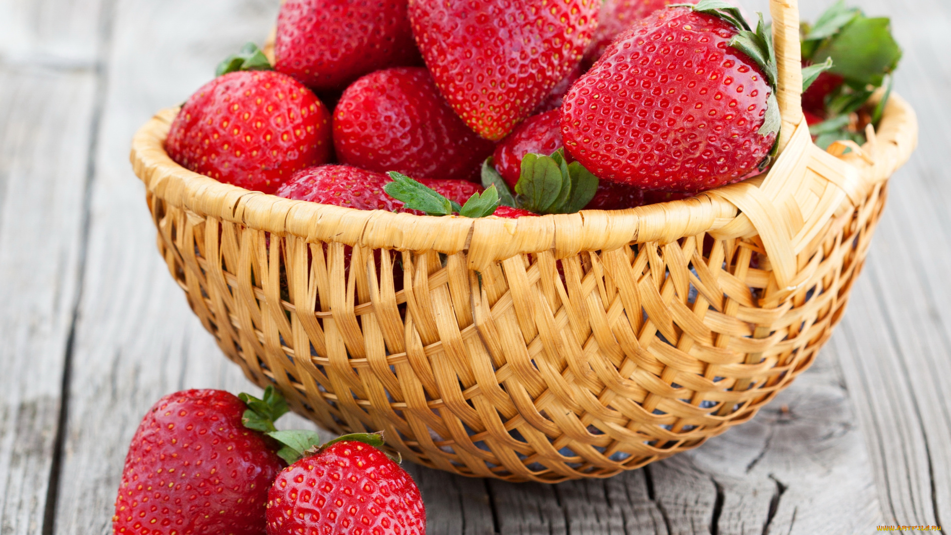еда, клубника, , земляника, много, корзинка
