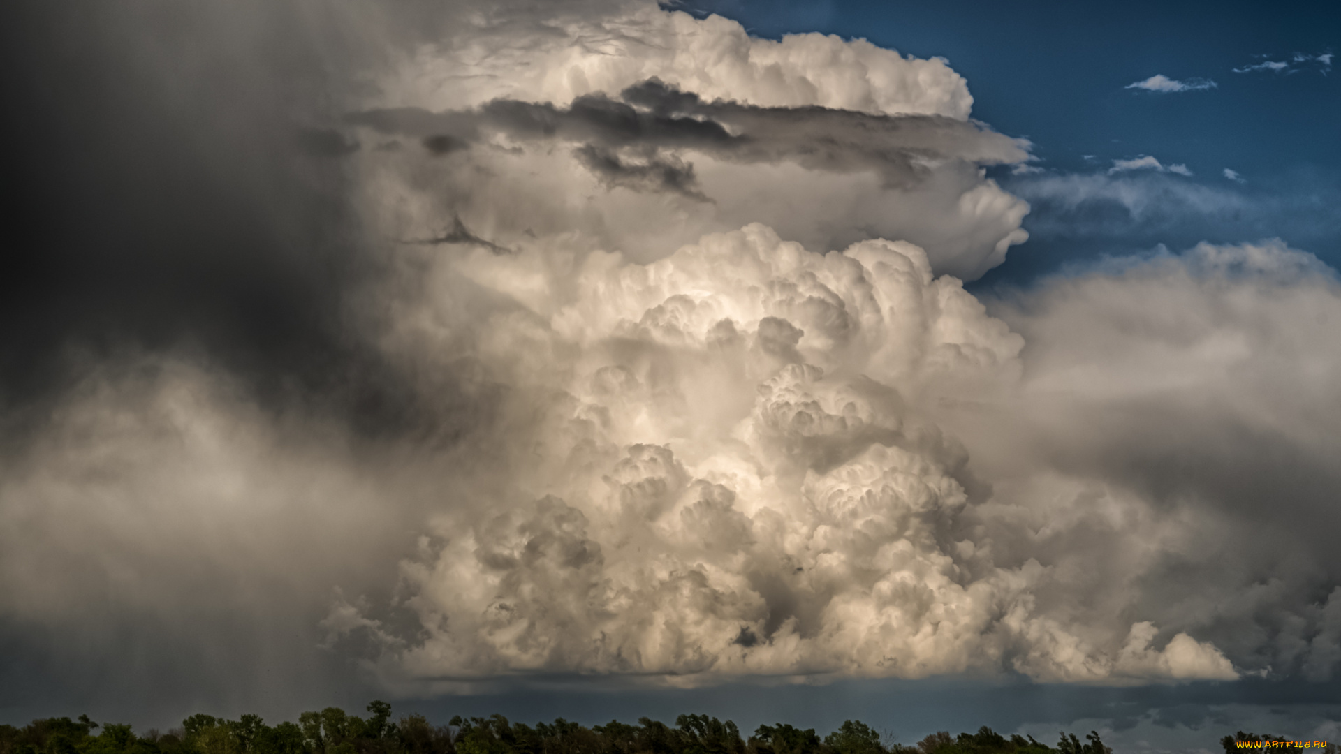 природа, облака, облако