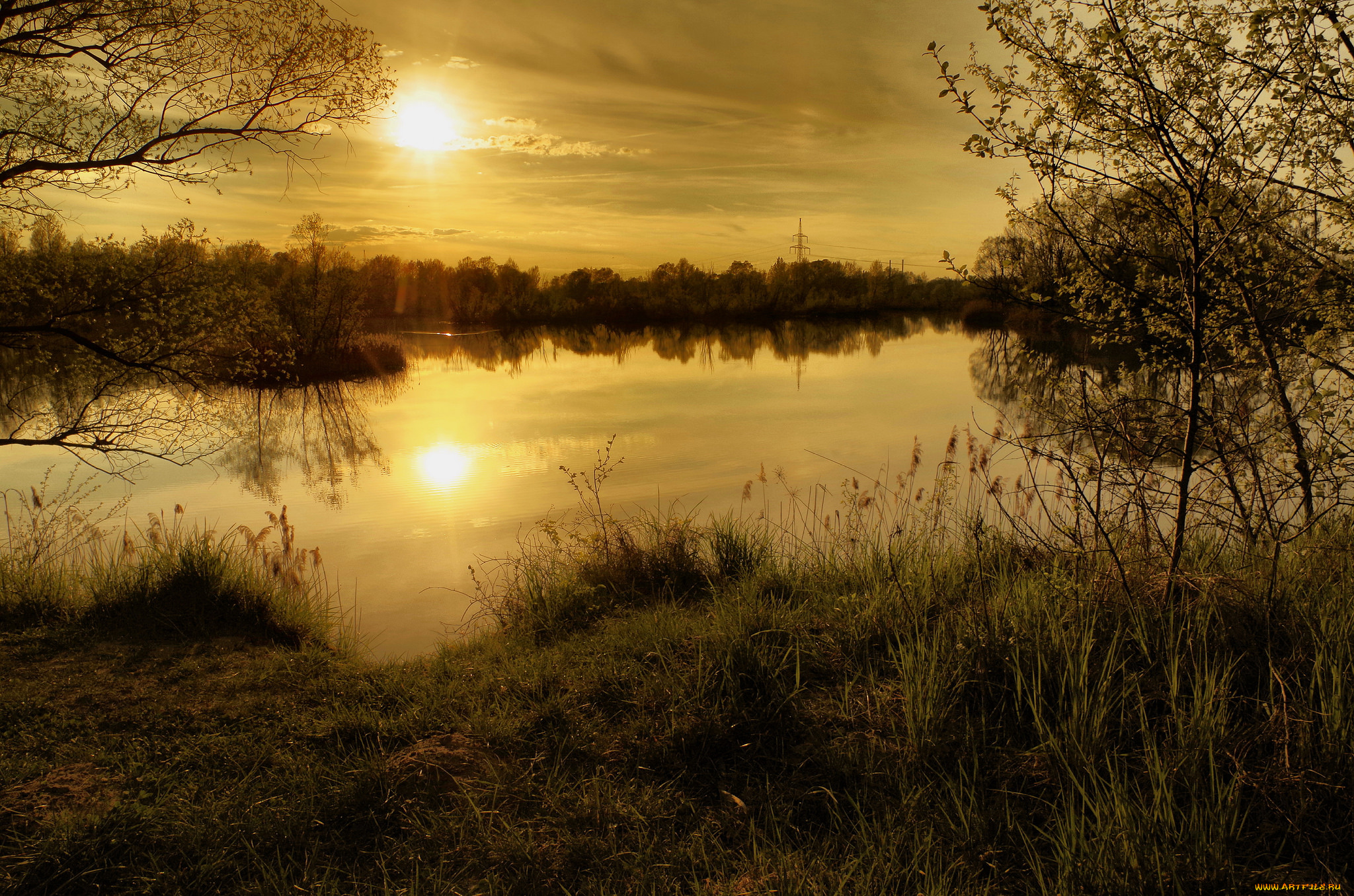 природа, восходы, закаты, зорька