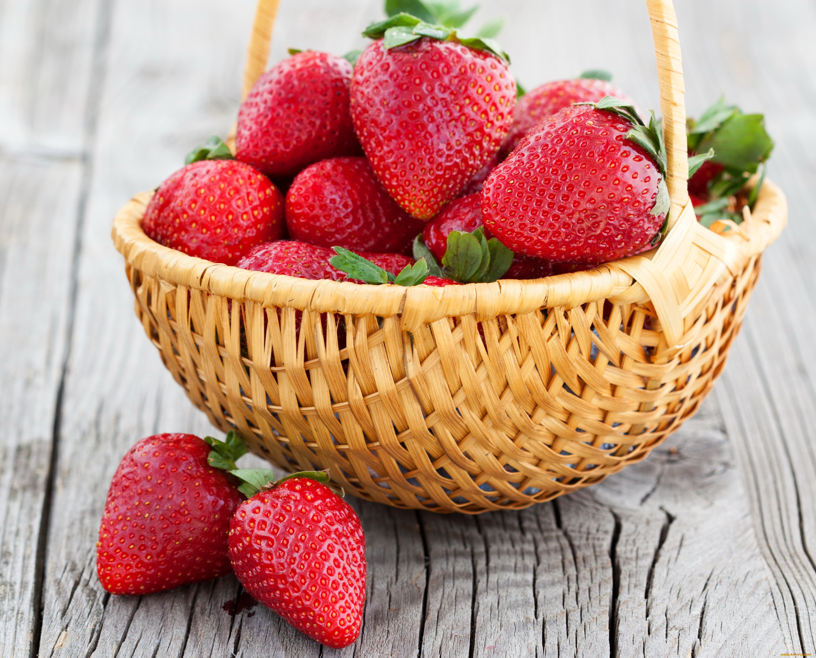 еда, клубника, , земляника, много, корзинка