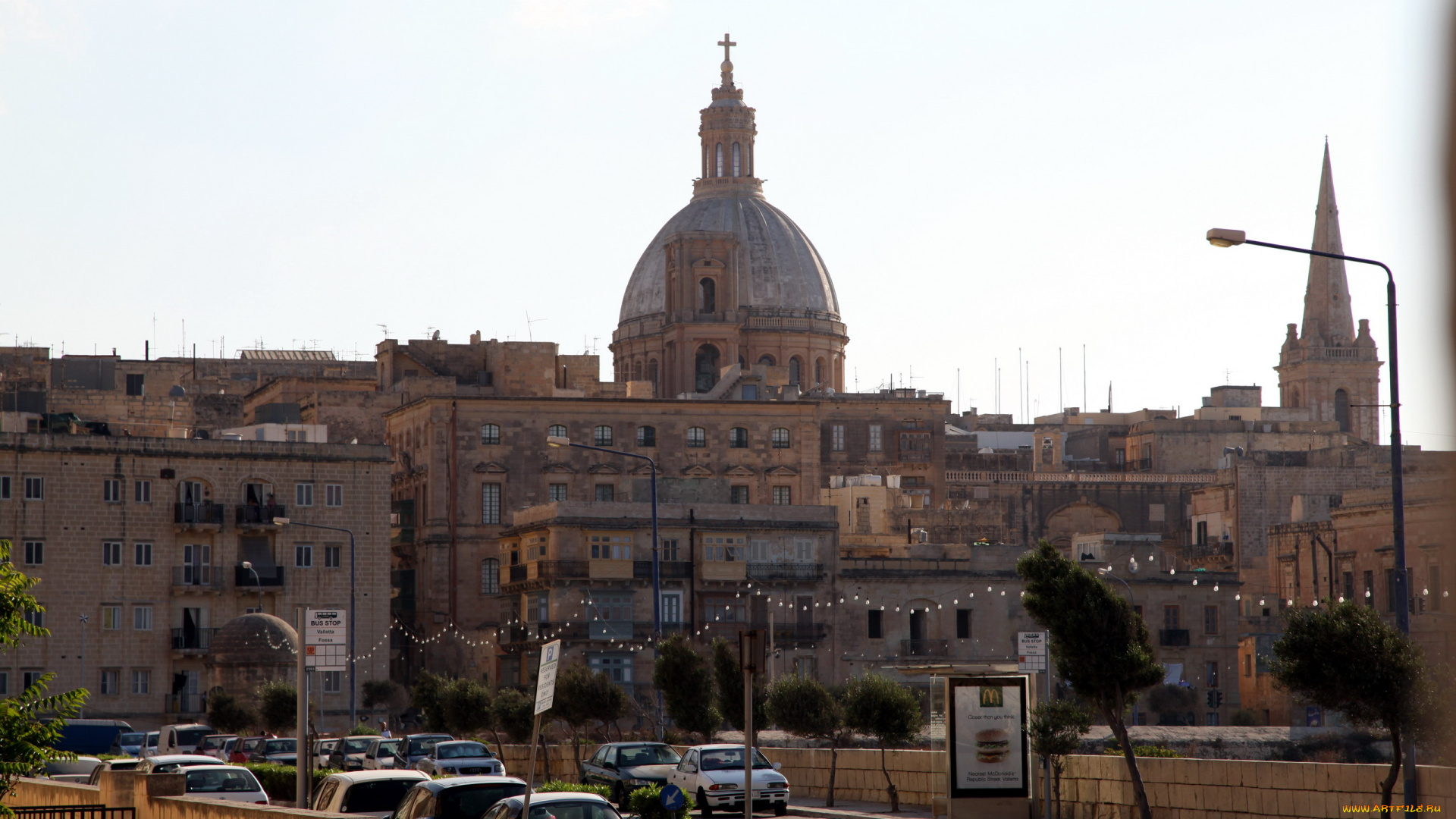 города, валетта, , мальта, башня