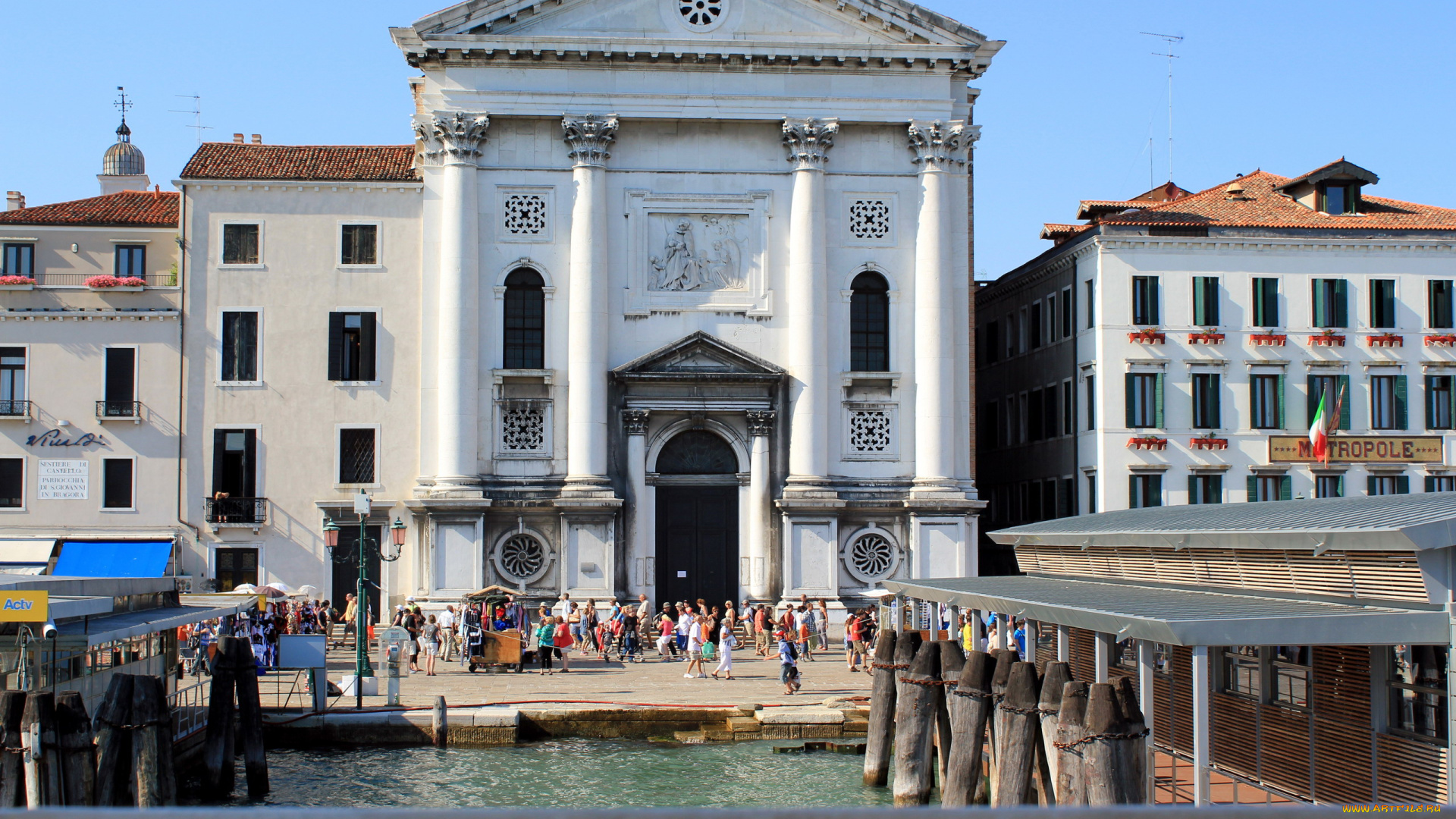 города, венеция, , италия, отель, базилика, туристы