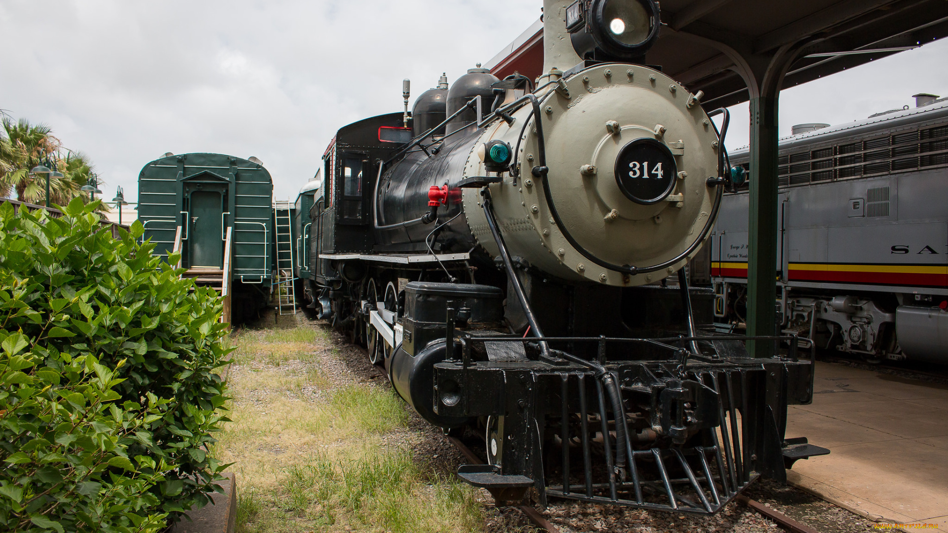 техника, паровозы, рельсы, паровоз