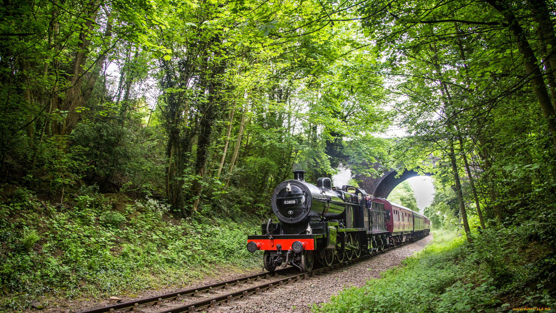 техника, паровозы, рельсы, паровоз