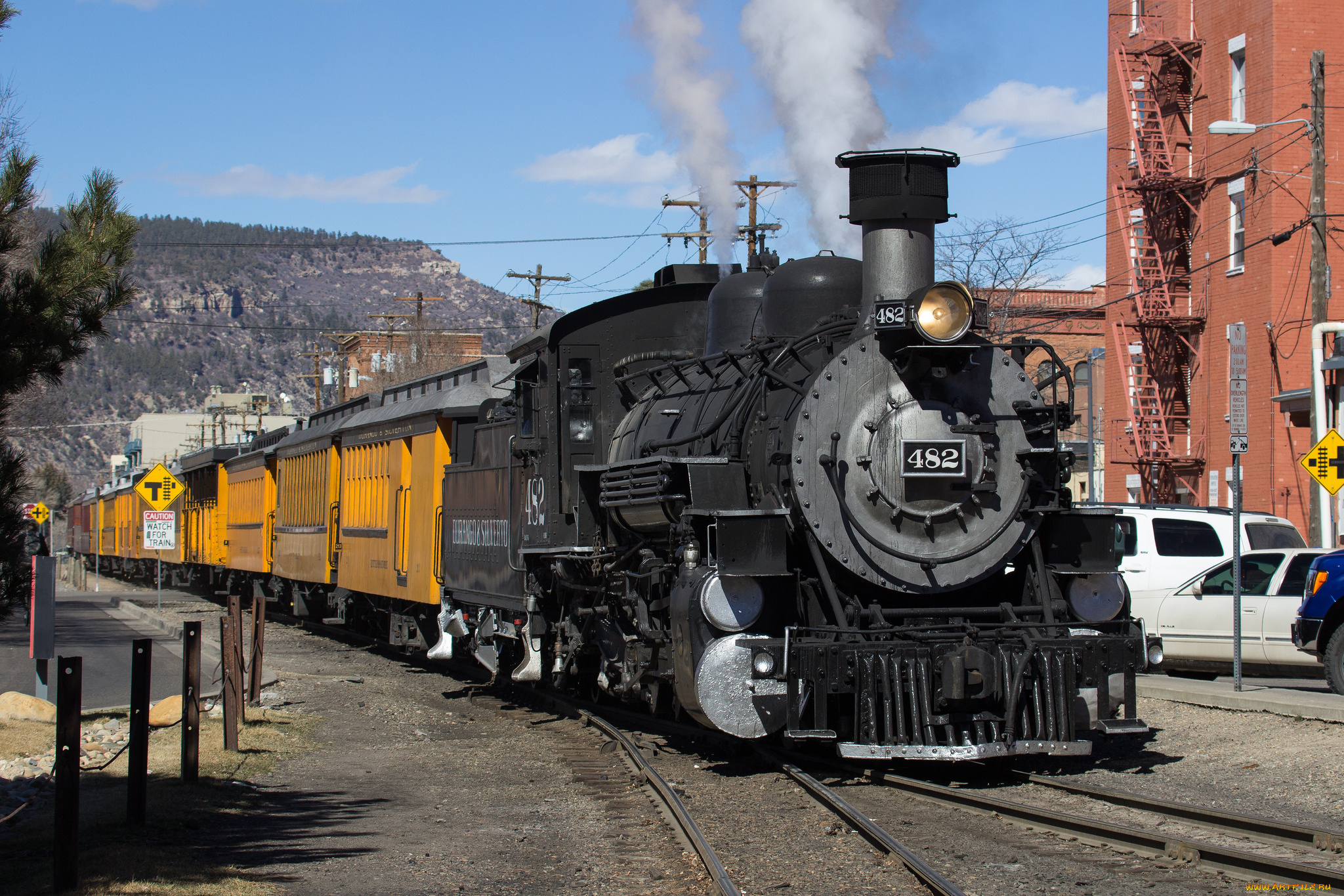 техника, паровозы, паровоз, рельсы