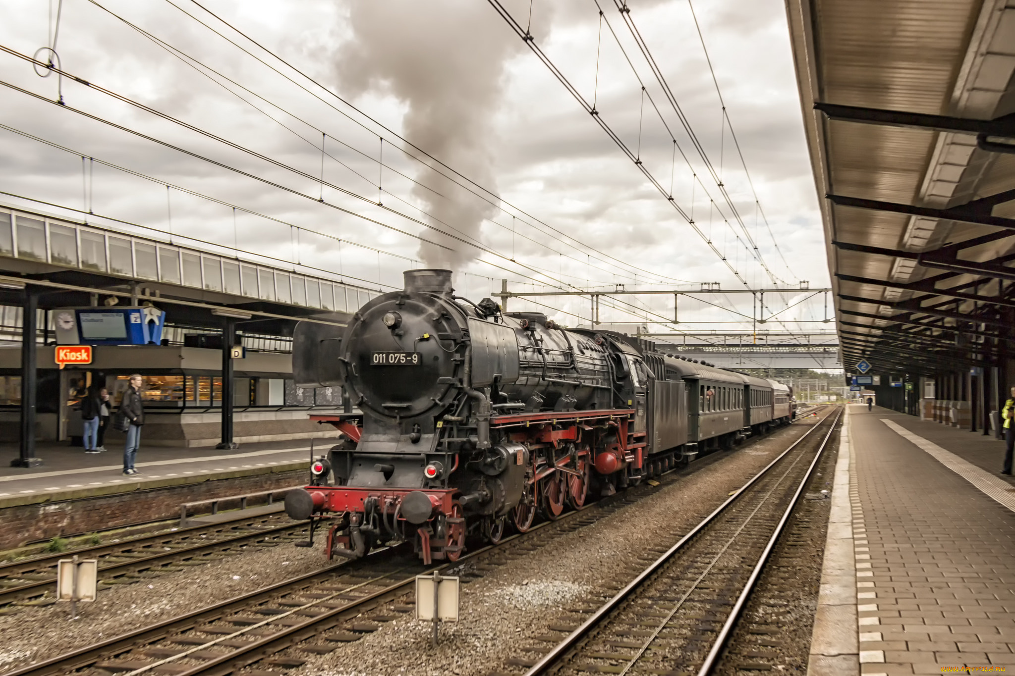 техника, паровозы, паровоз, рельсы