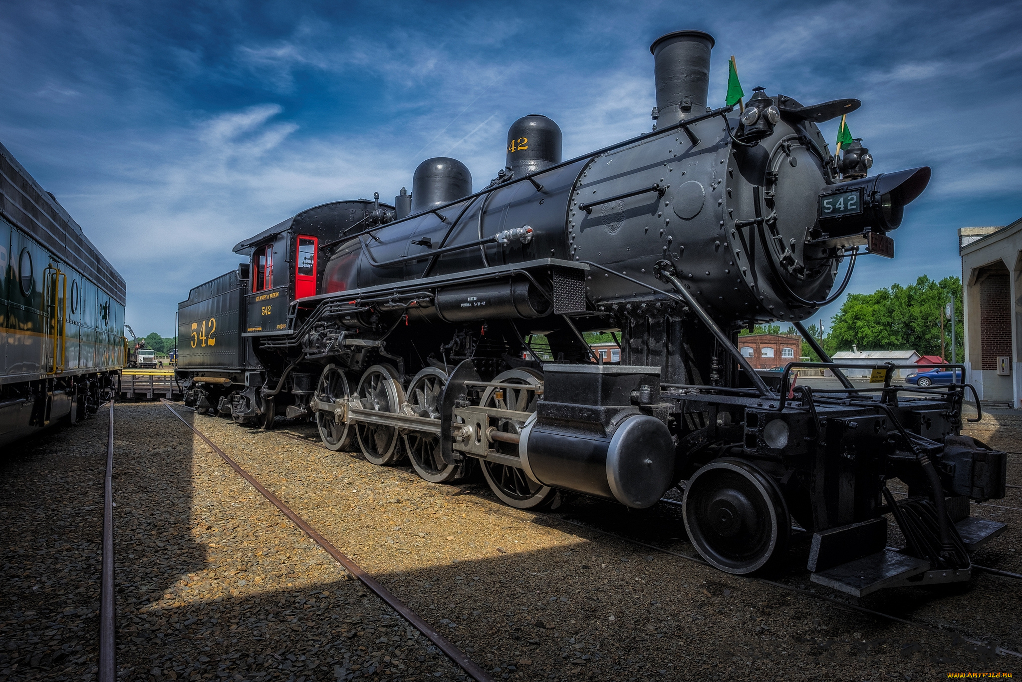 техника, паровозы, рельсы, паровоз