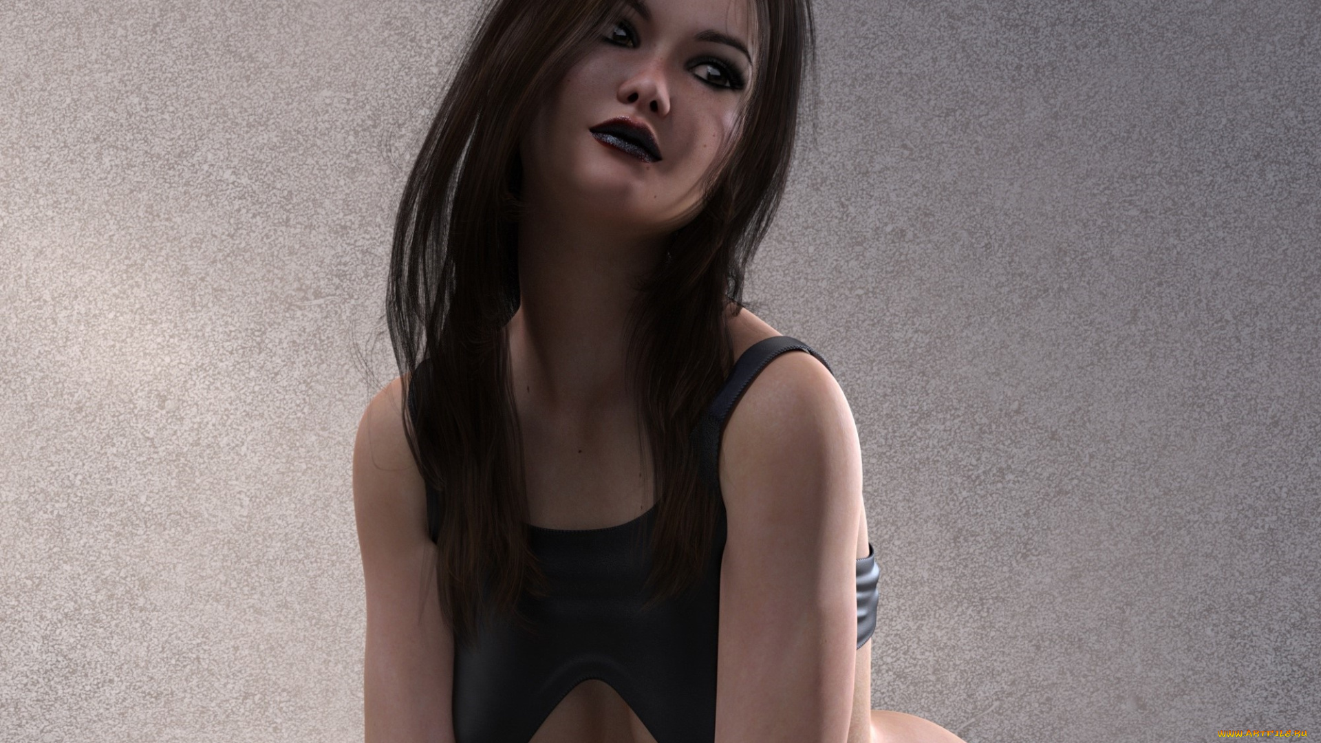 3д, графика, люди, , people, девушка, взгляд, фон