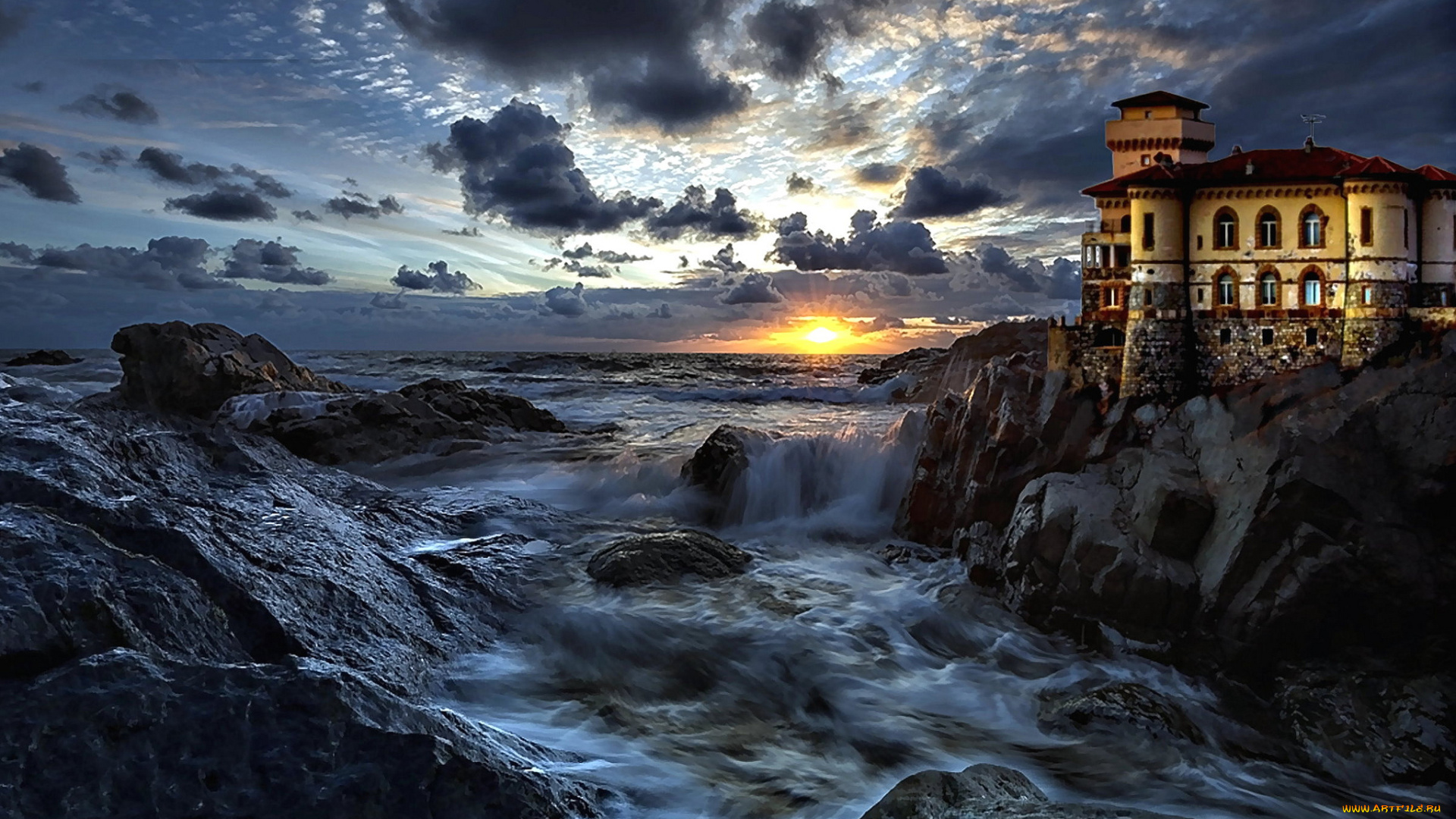 города, -, дворцы, , замки, , крепости, побережье