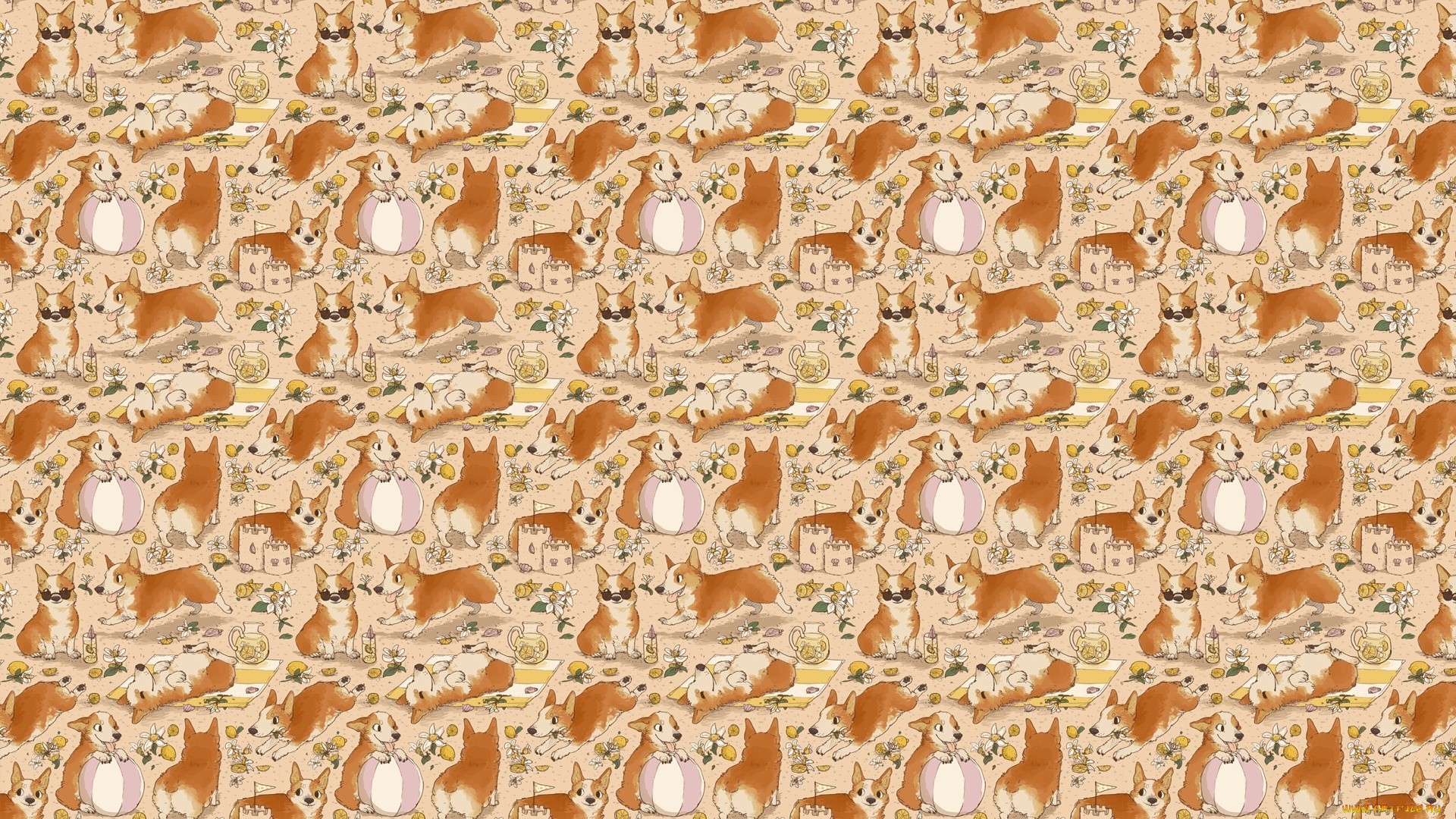 векторная, графика, животные, , animals, собаки