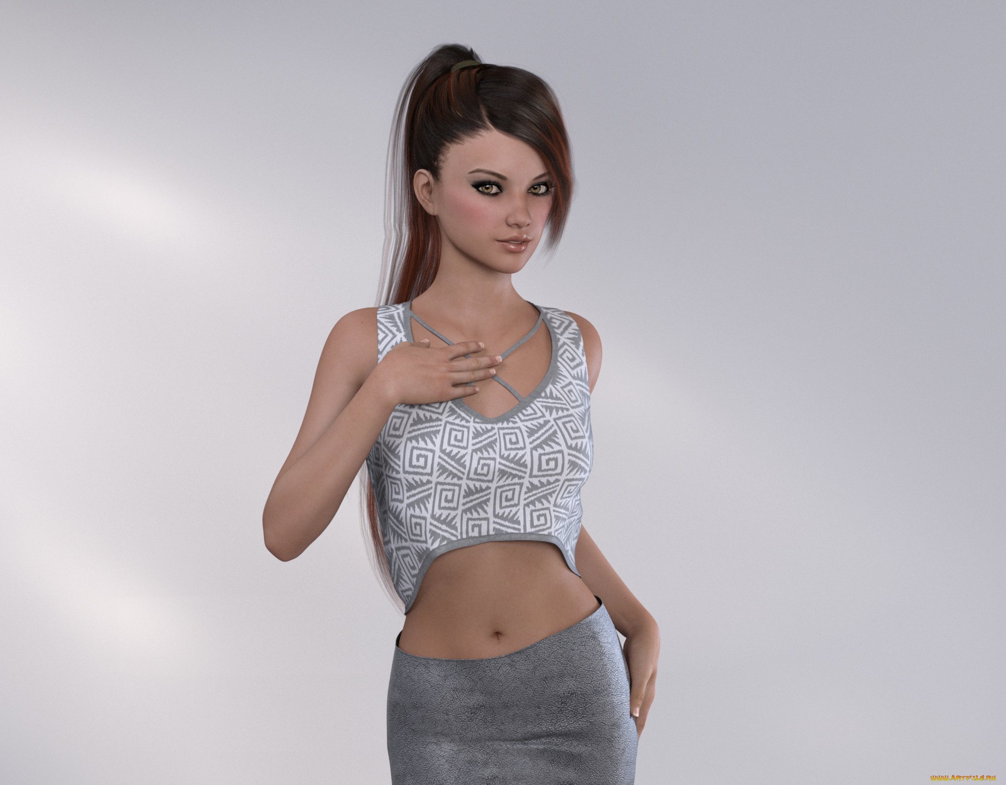 3д, графика, люди, , people, фон, взгляд, девушка