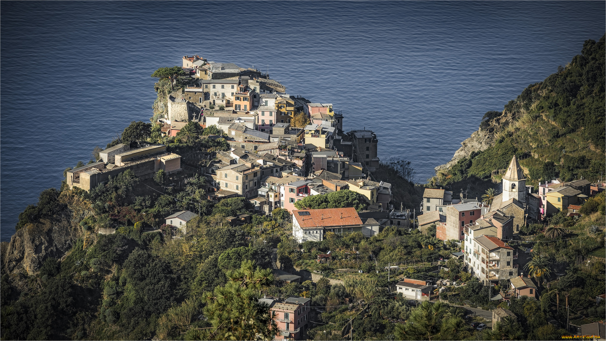 corniglia, -, liguria, , italia, города, -, панорамы, побережье